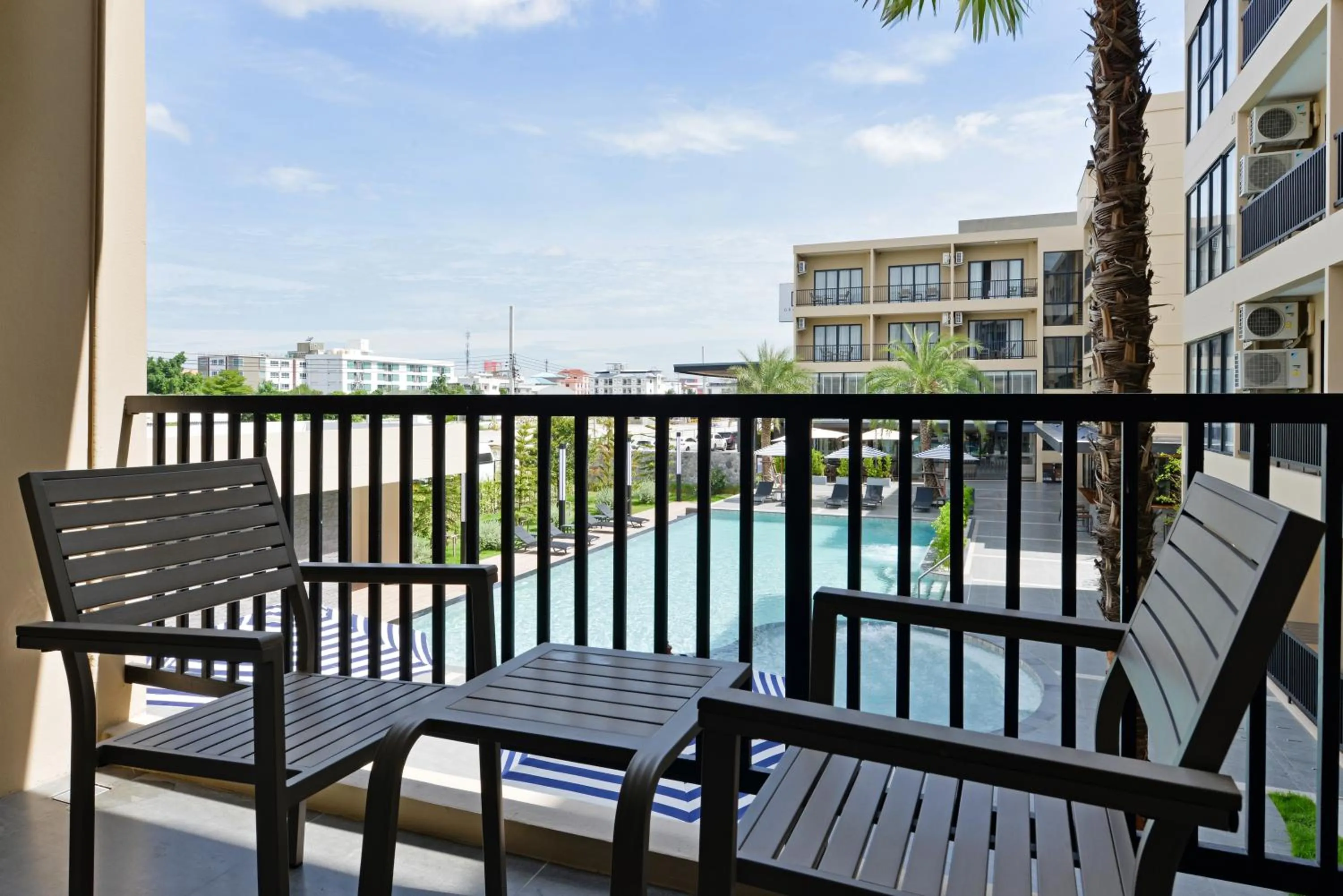 Balcony/Terrace in Grand BS Airport Hotel Suvarnabhumi