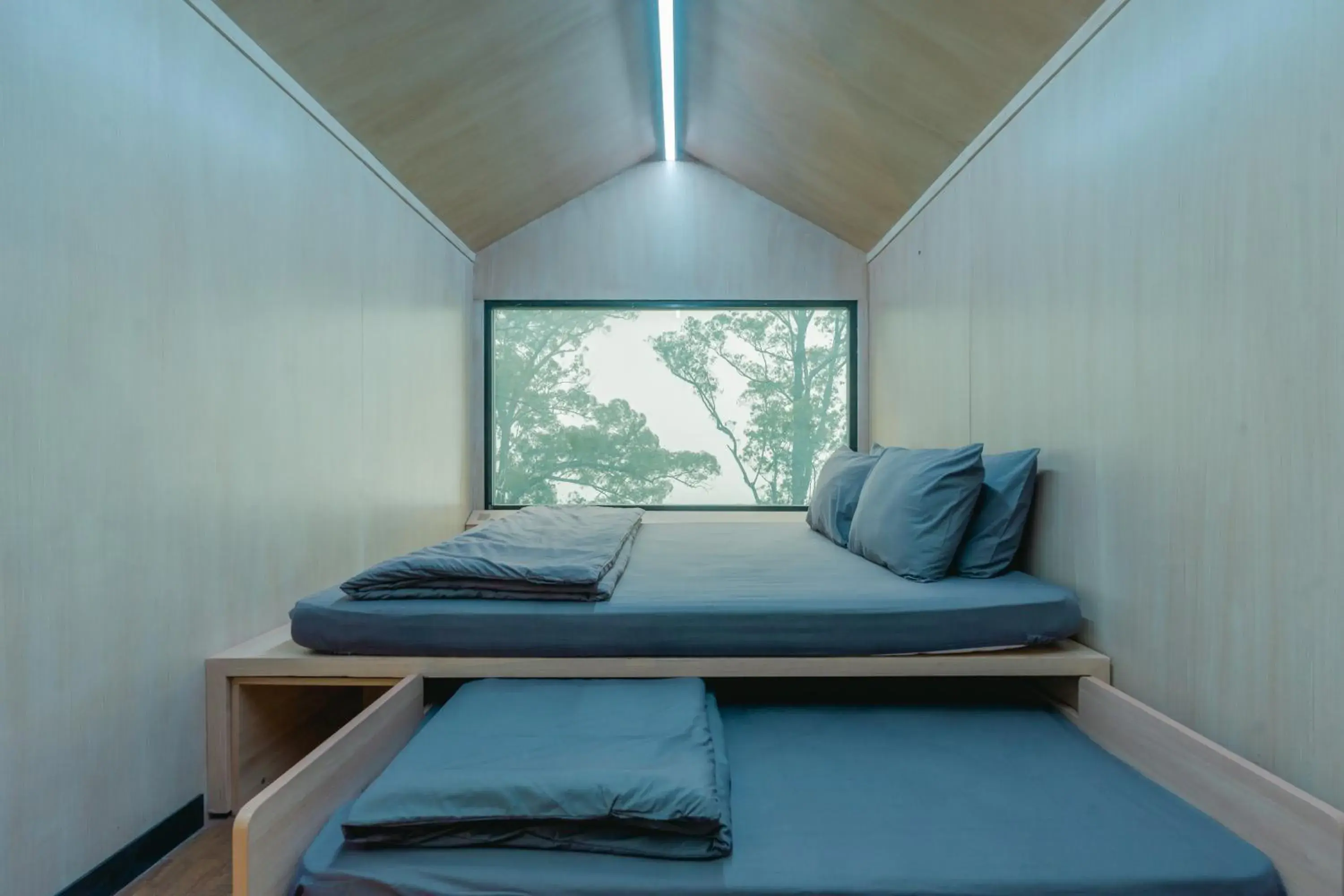 Bed in Bobocabin Coban Rondo, Malang Bed in Bobocabin Coban Rondo, Malang