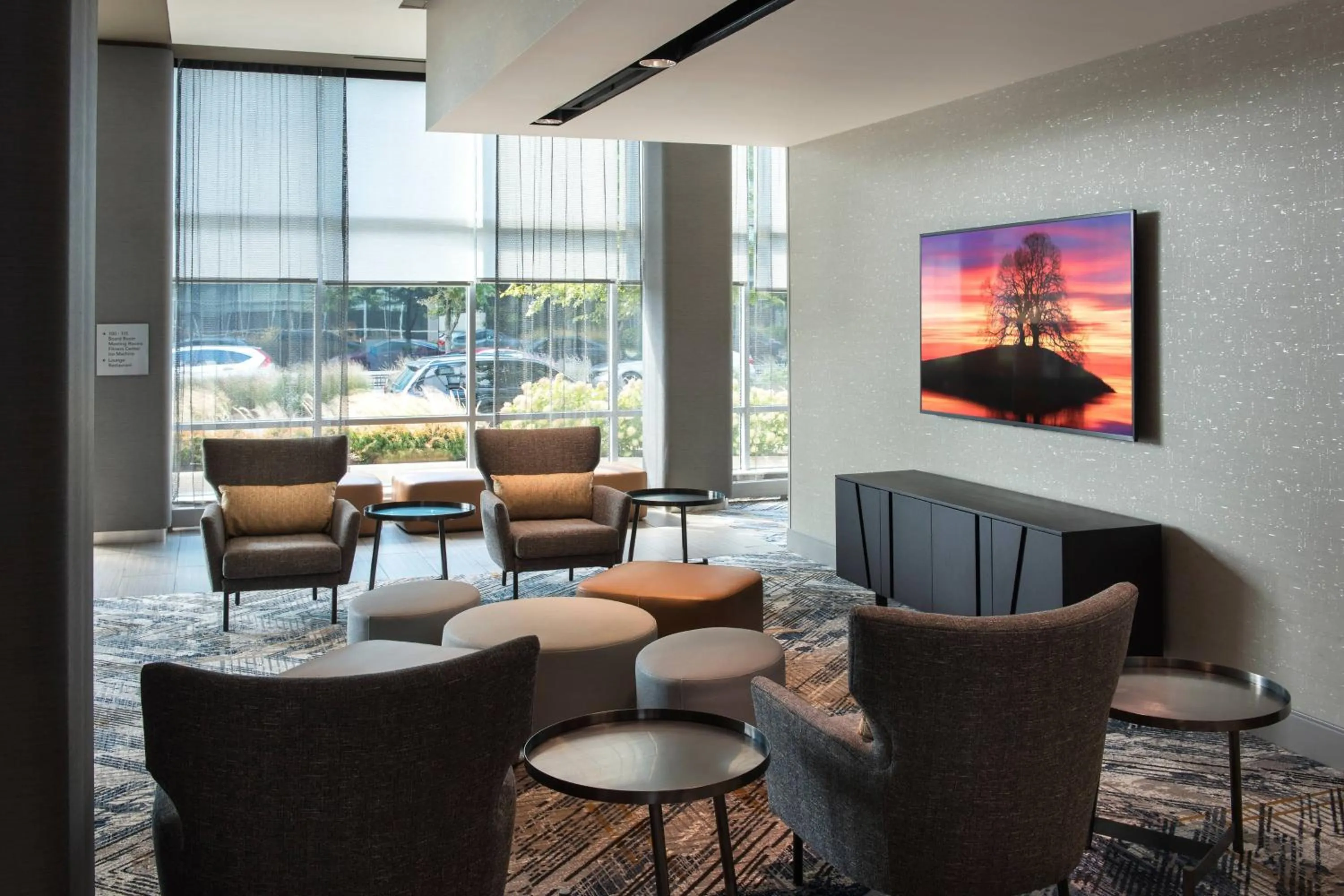 Lobby or reception in Courtyard by Marriott Philadelphia South at The Navy Yard