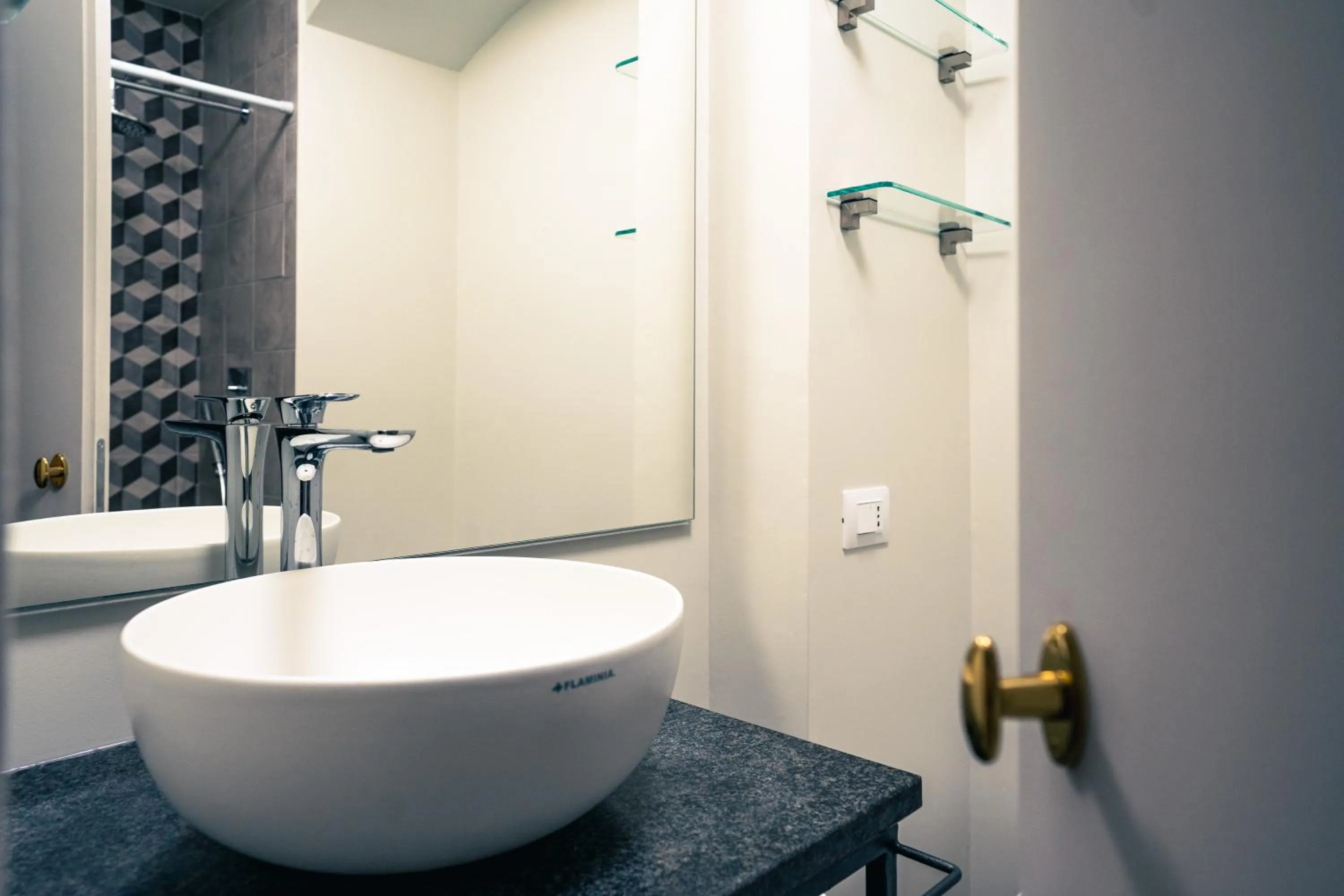 Bathroom in Capo 10 Liberty Apartments