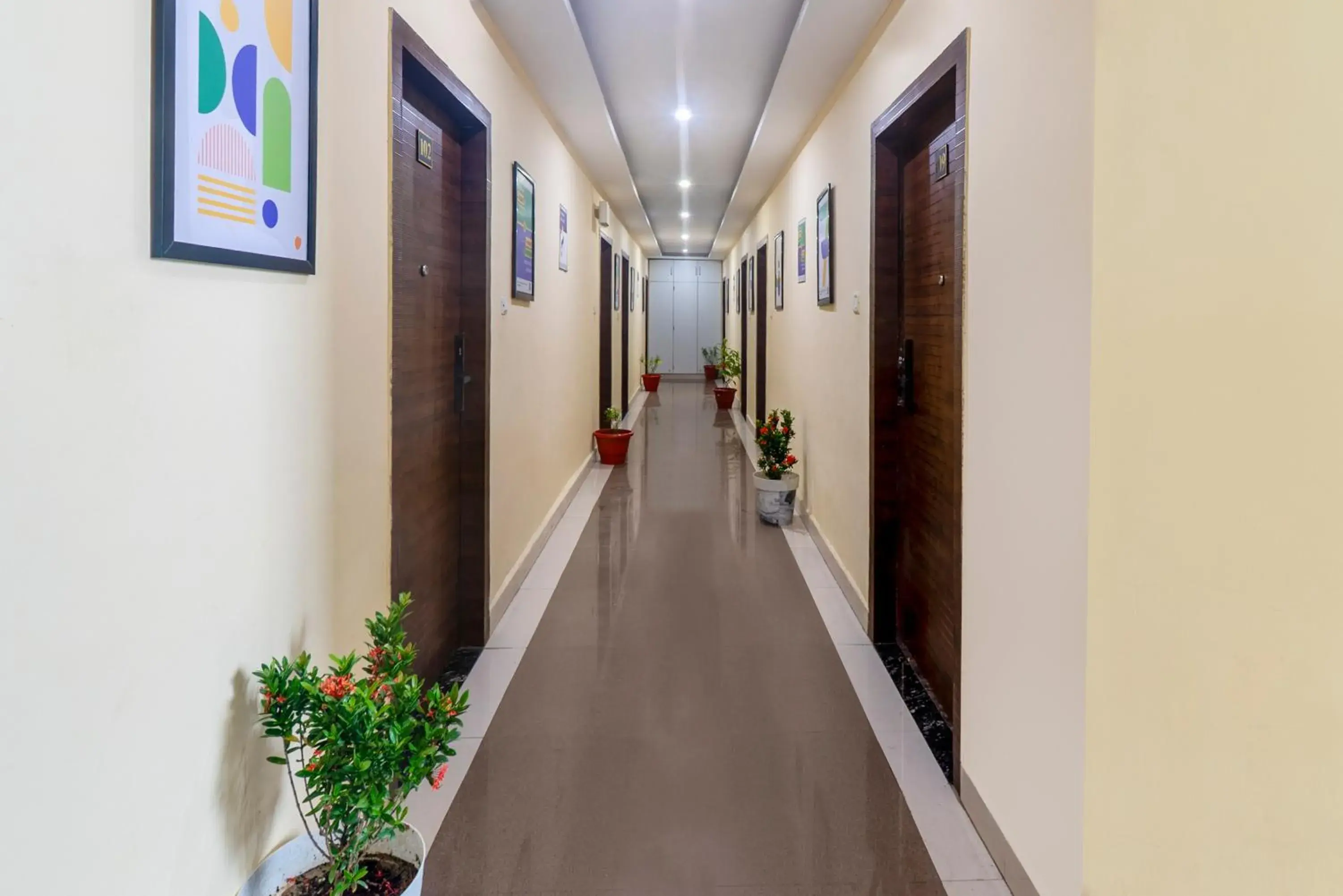 Lobby or reception in Treebo Little Budhha Lobby or reception in Treebo Little Budhha