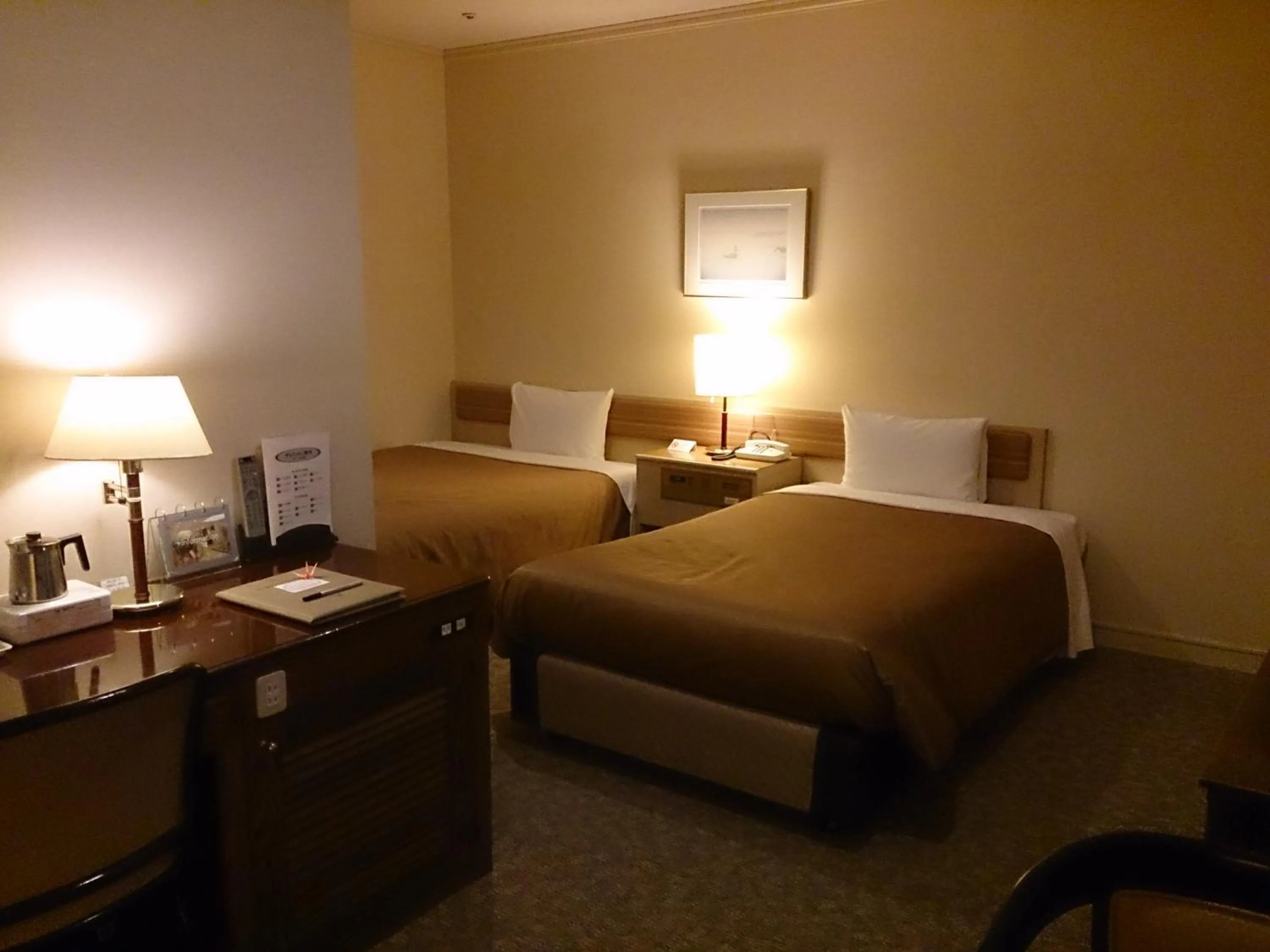 Photo of the whole room, Bed in Asakusa Central Hotel