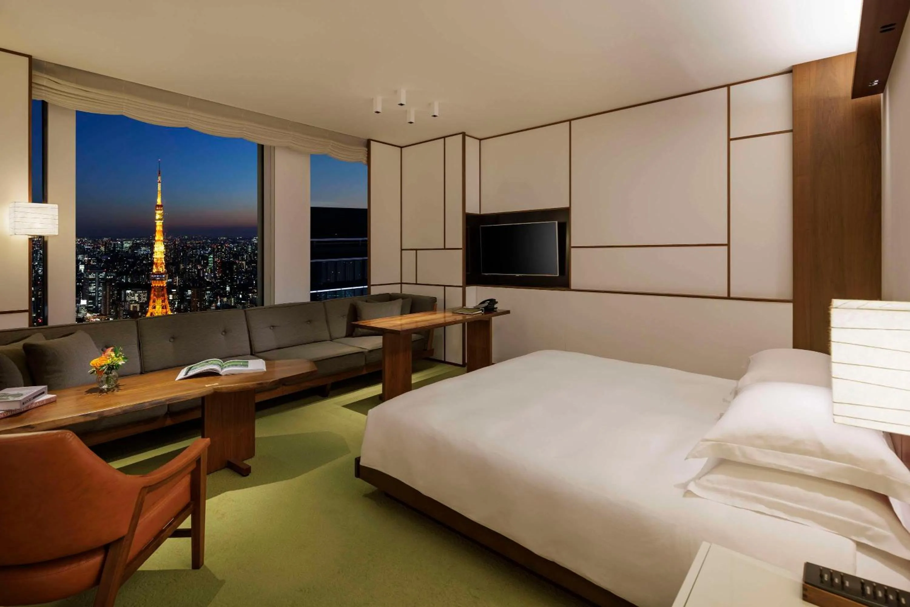 Bedroom, Bed in Andaz Tokyo - A Concept by Hyatt