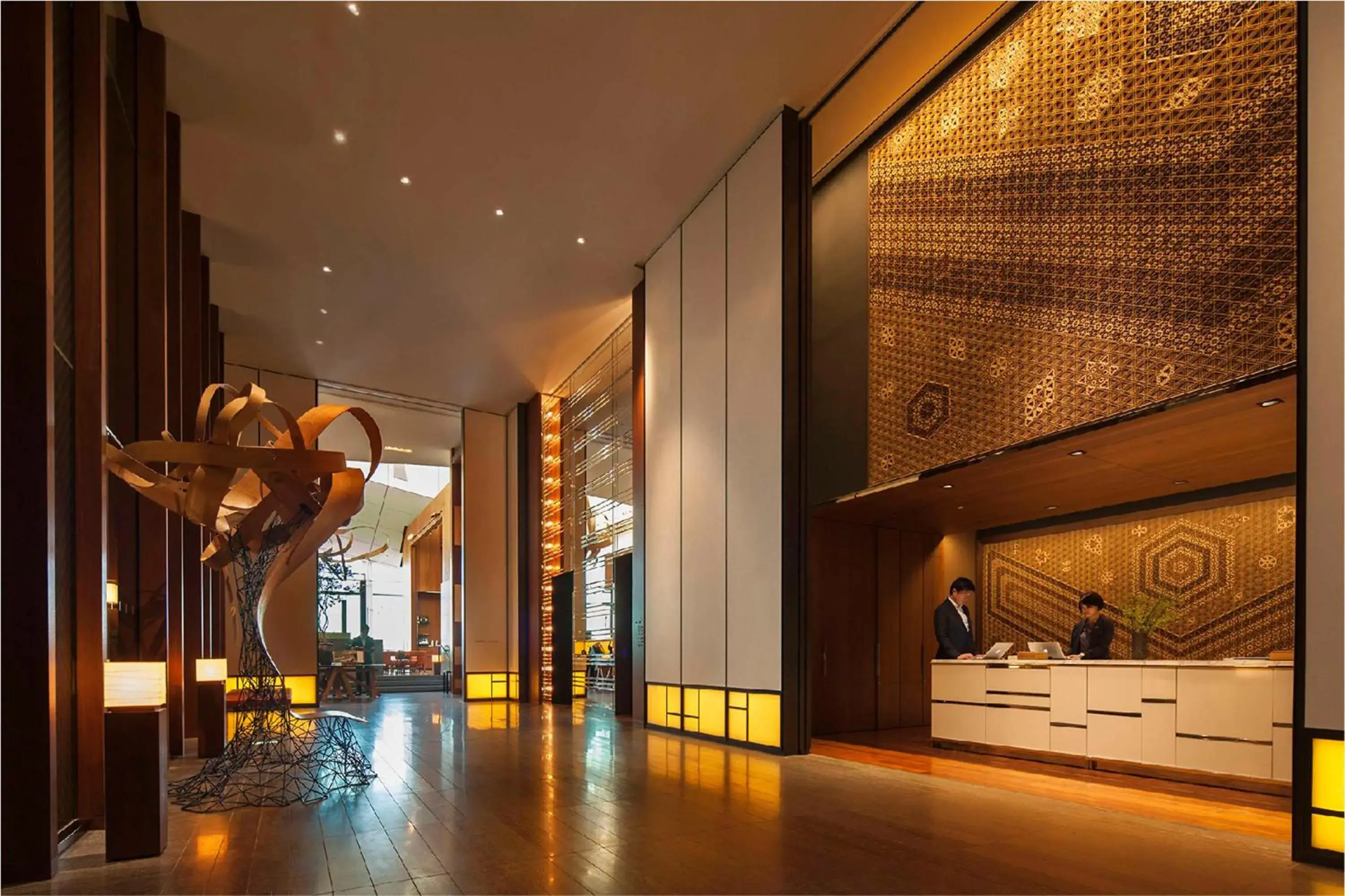 Lobby or reception in Andaz Tokyo - A Concept by Hyatt Lobby or reception in Andaz Tokyo - A Concept by Hyatt