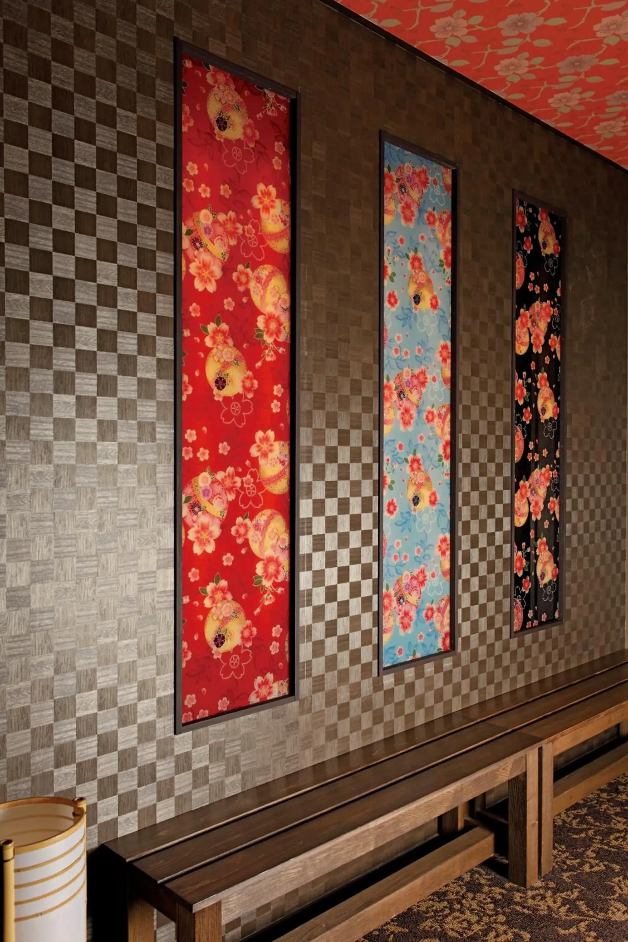 Decorative detail in Matsui Bekkan Hanakanzashi