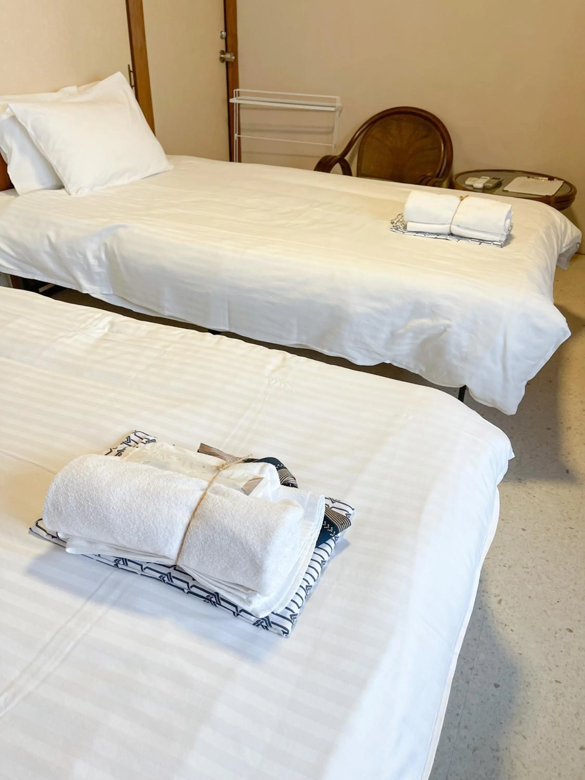 Bed in Kikusui Ryokan