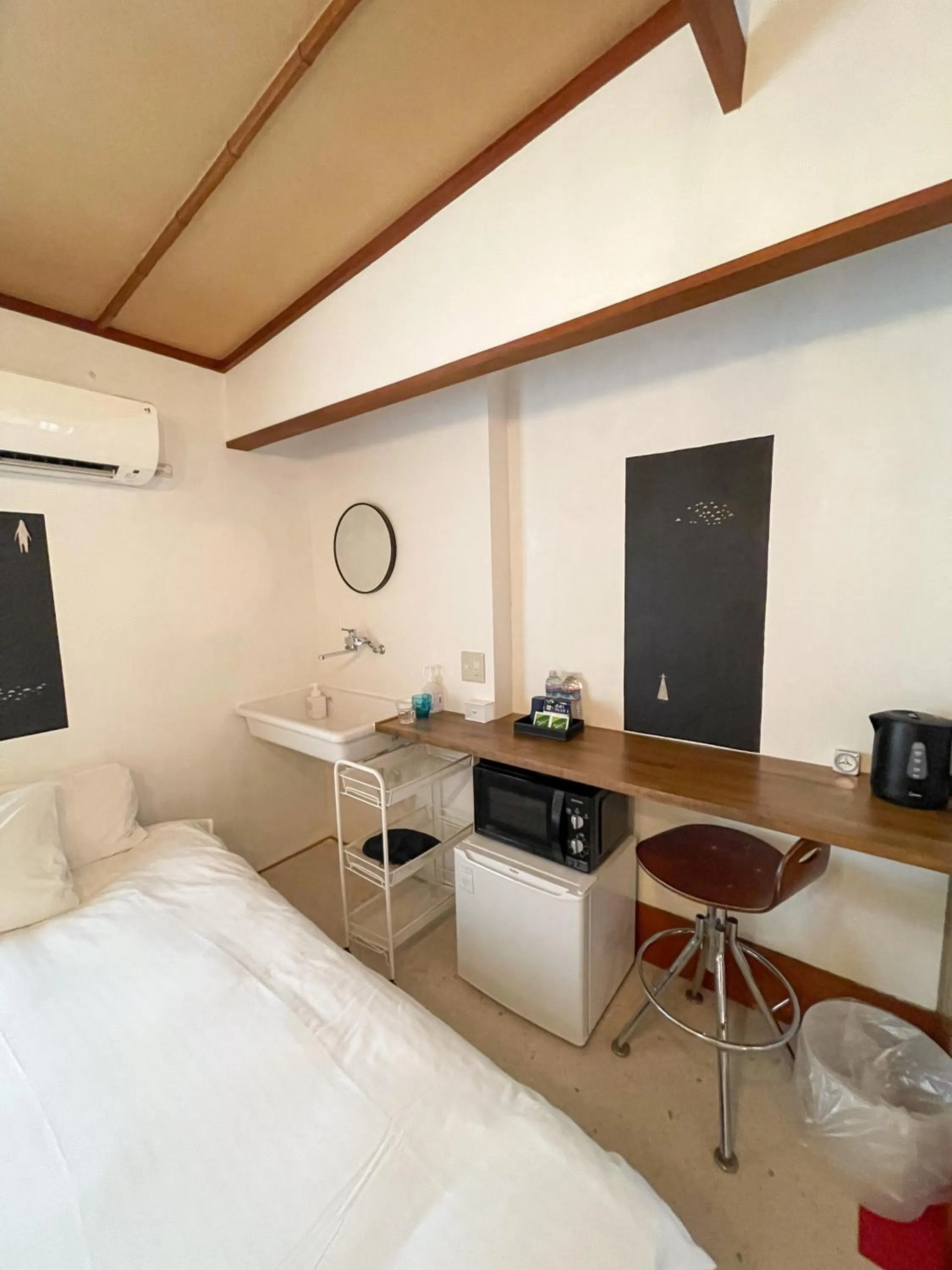 Bed in Kikusui Ryokan