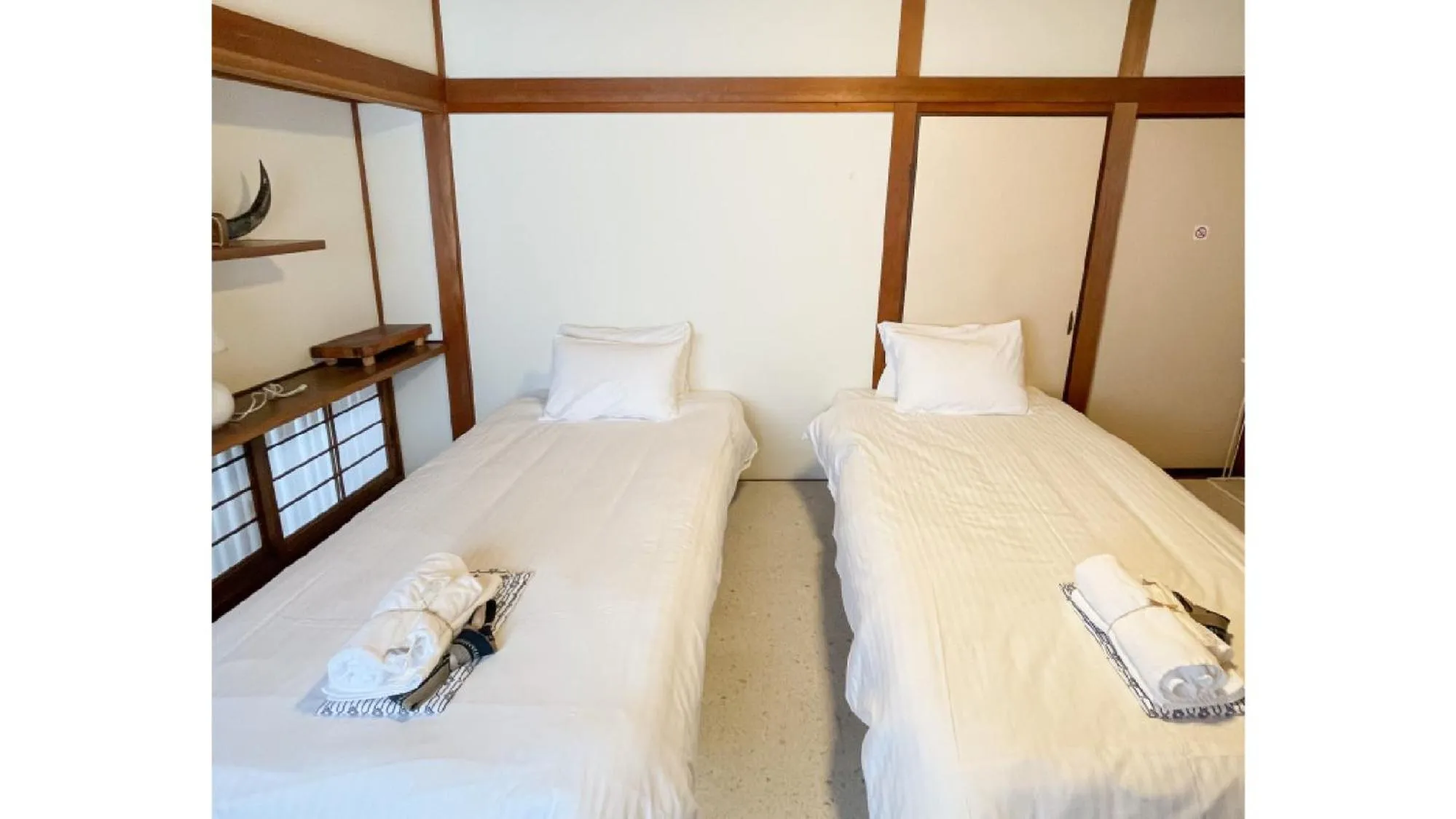 Bed in Kikusui Ryokan
