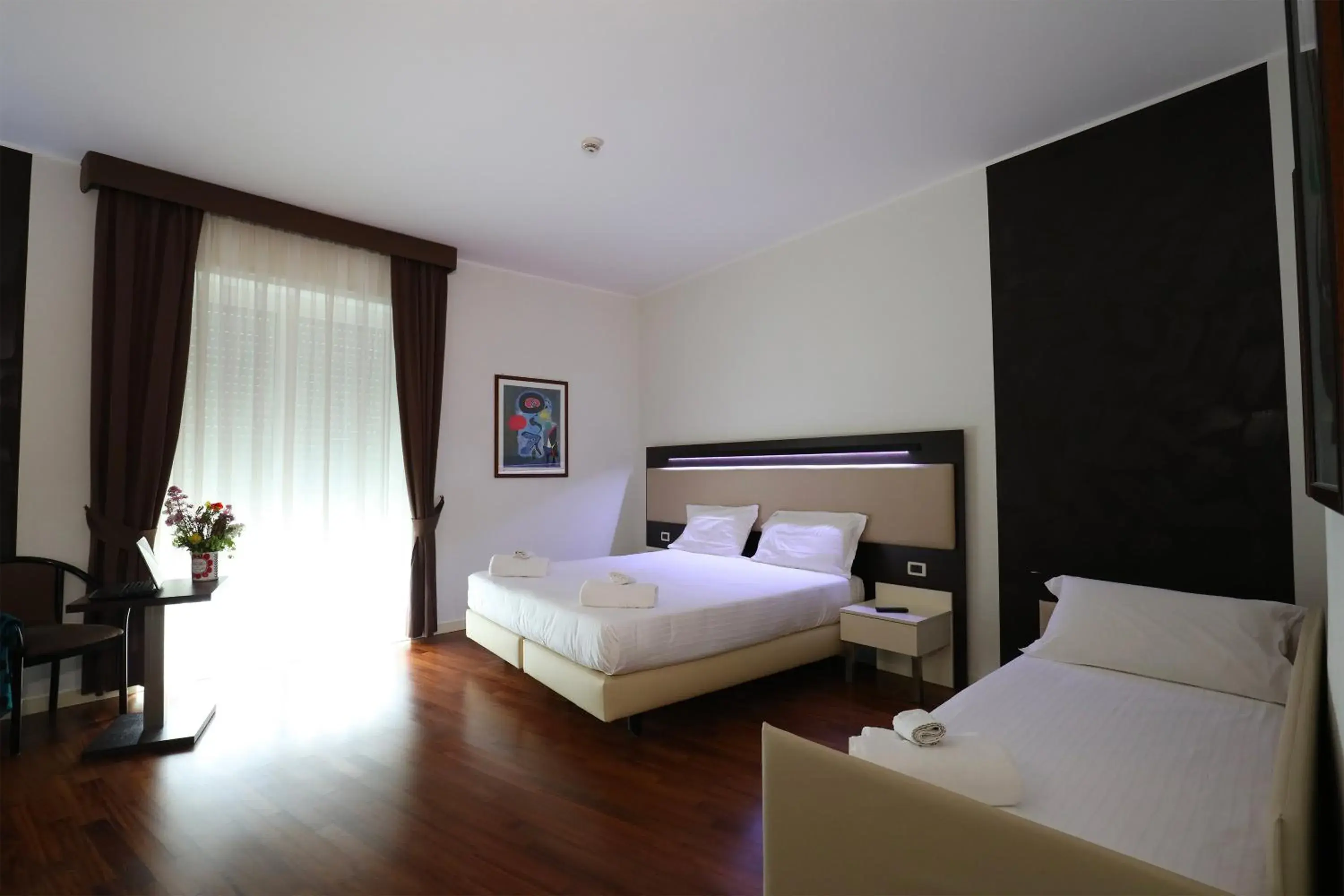 Bed in Grande Albergo Maugeri Bed in Grande Albergo Maugeri