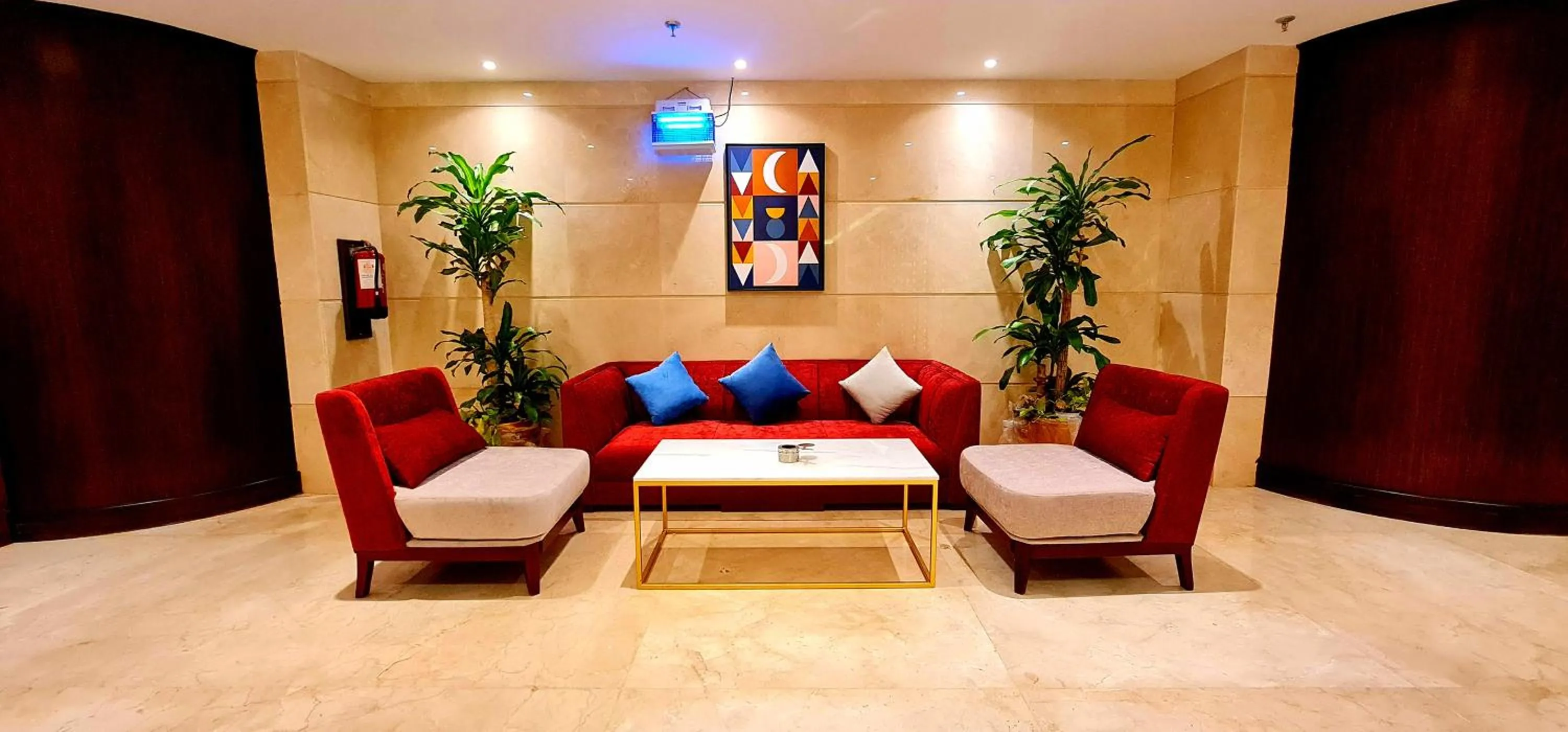 Seating area in Al Ebaa Hotel