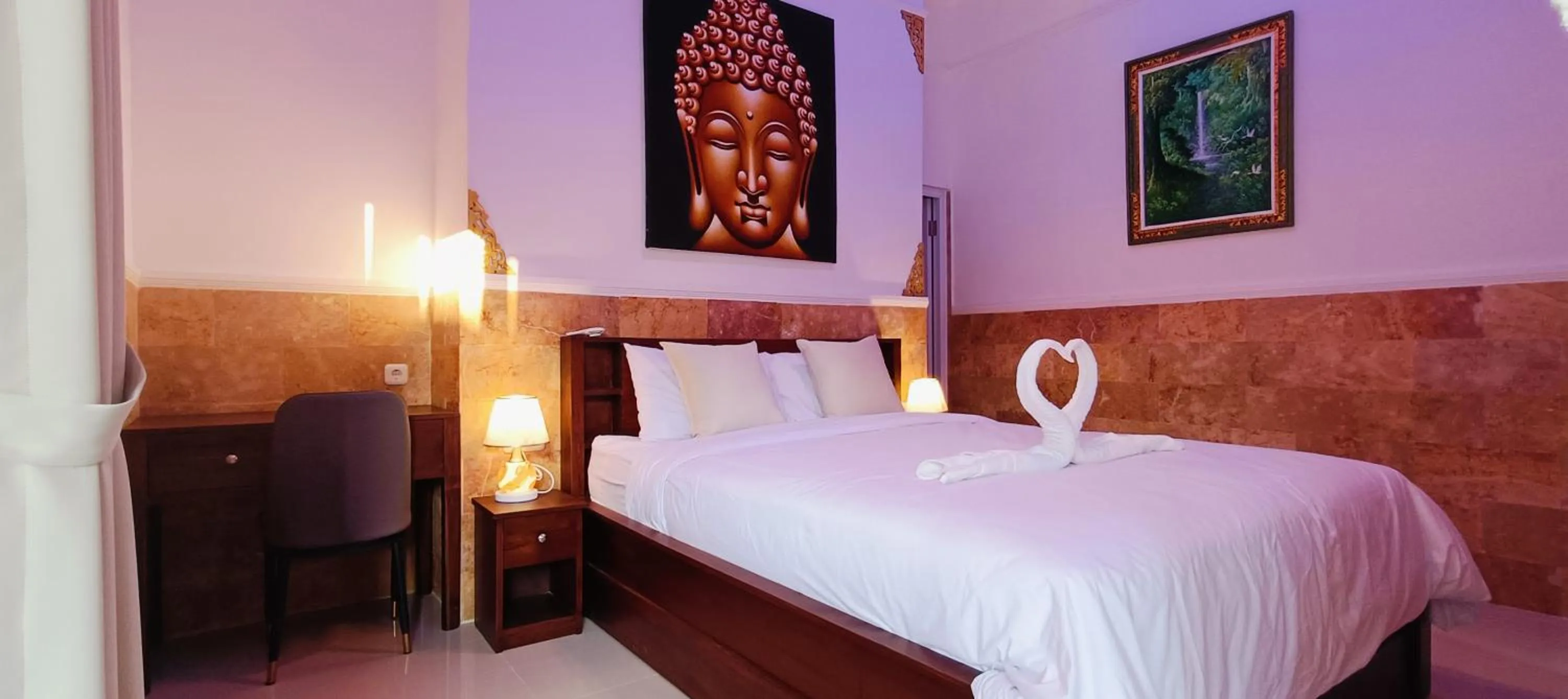 Bedroom in Villa TWIN FLOWER