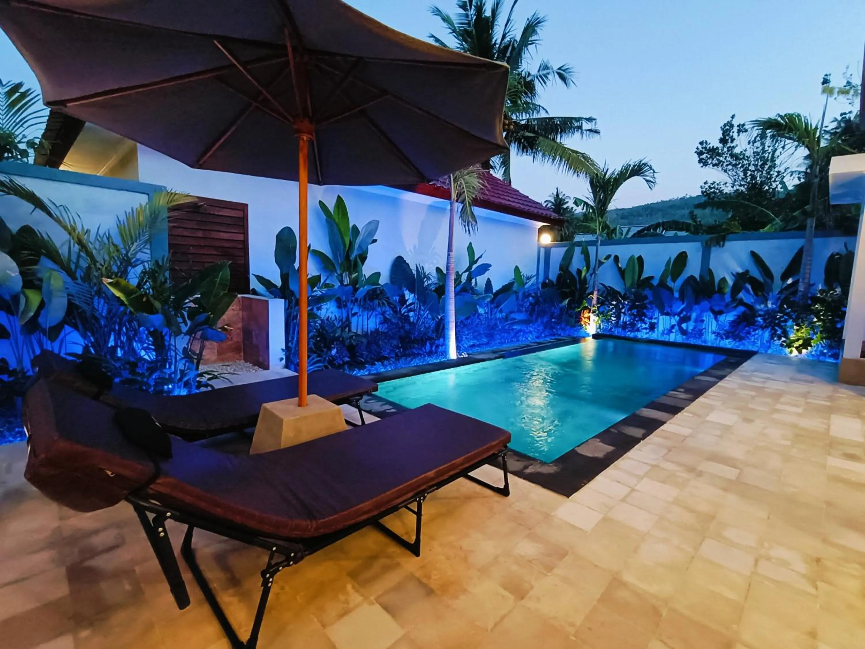 Pool view in Villa TWIN FLOWER