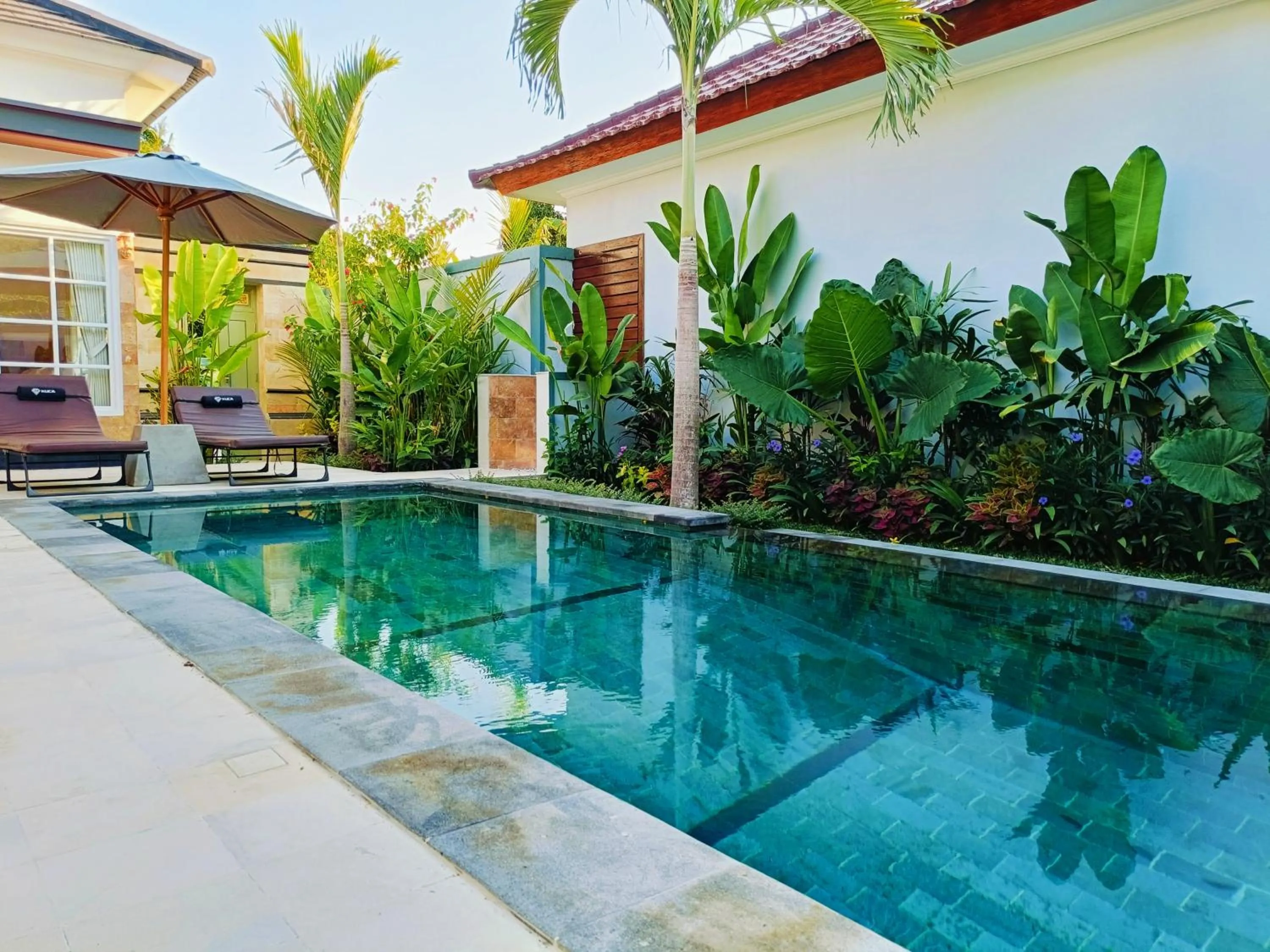 Pool view in Villa TWIN FLOWER