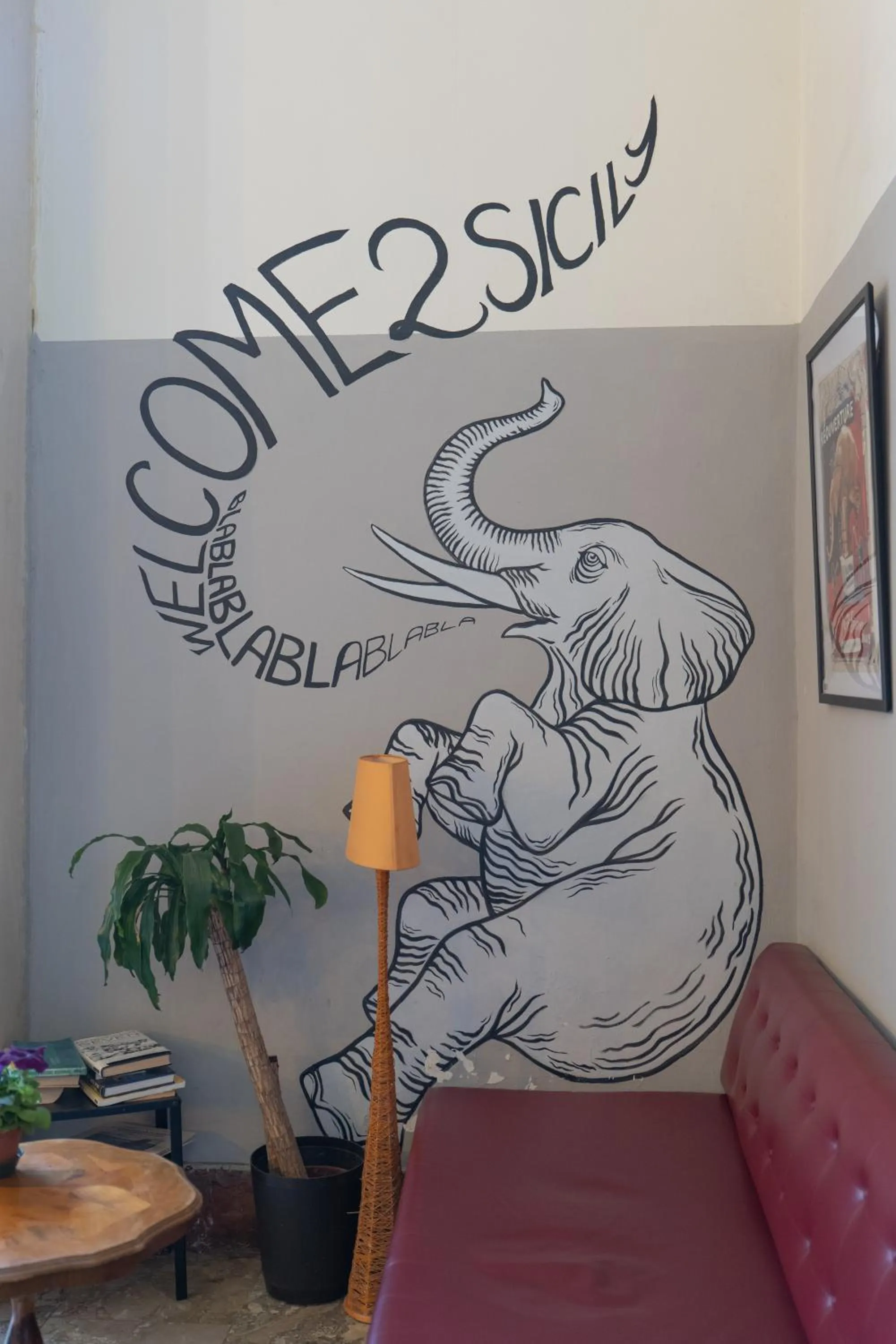 Lobby or reception in Ostello degli Elefanti