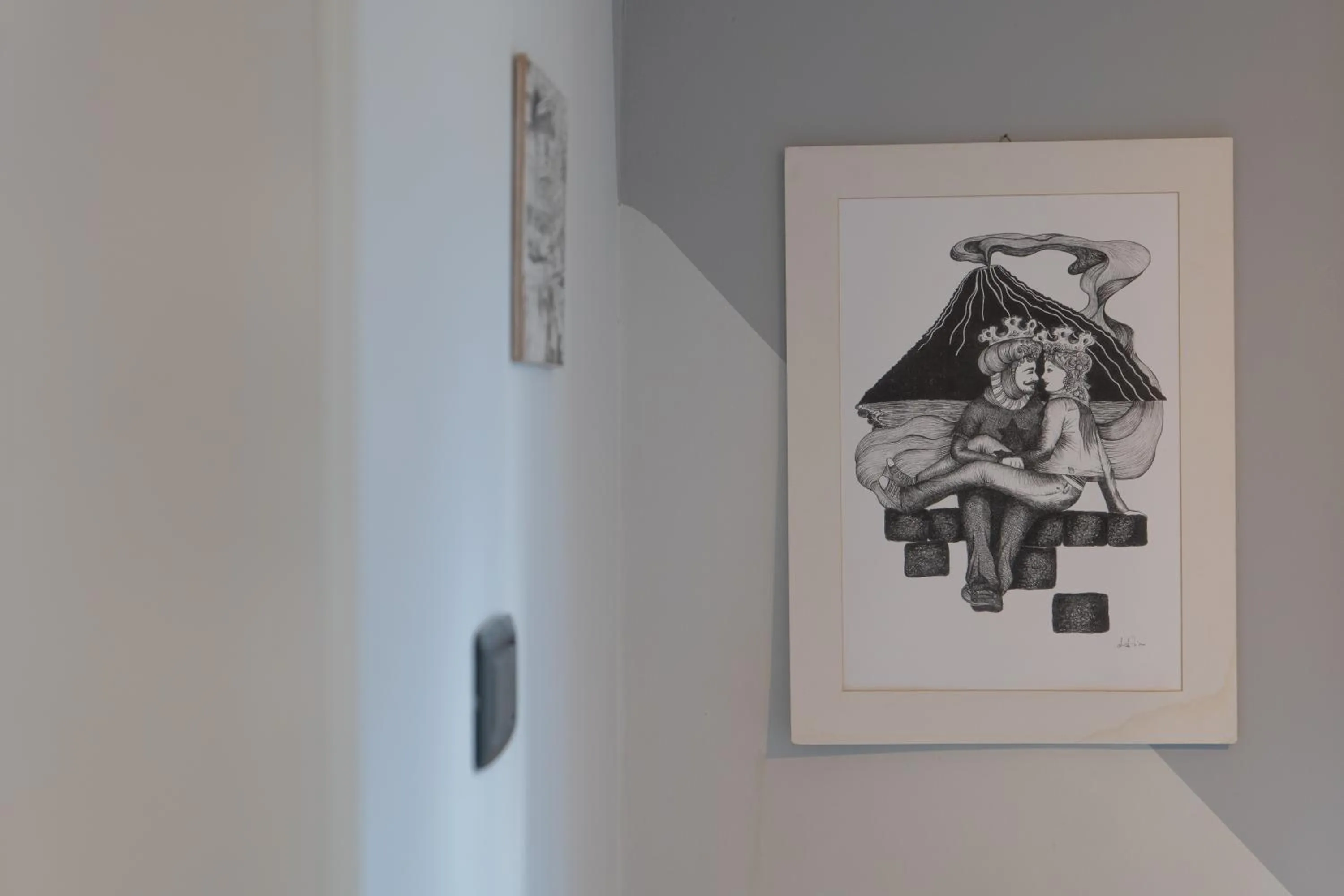 Decorative detail in Ostello degli Elefanti