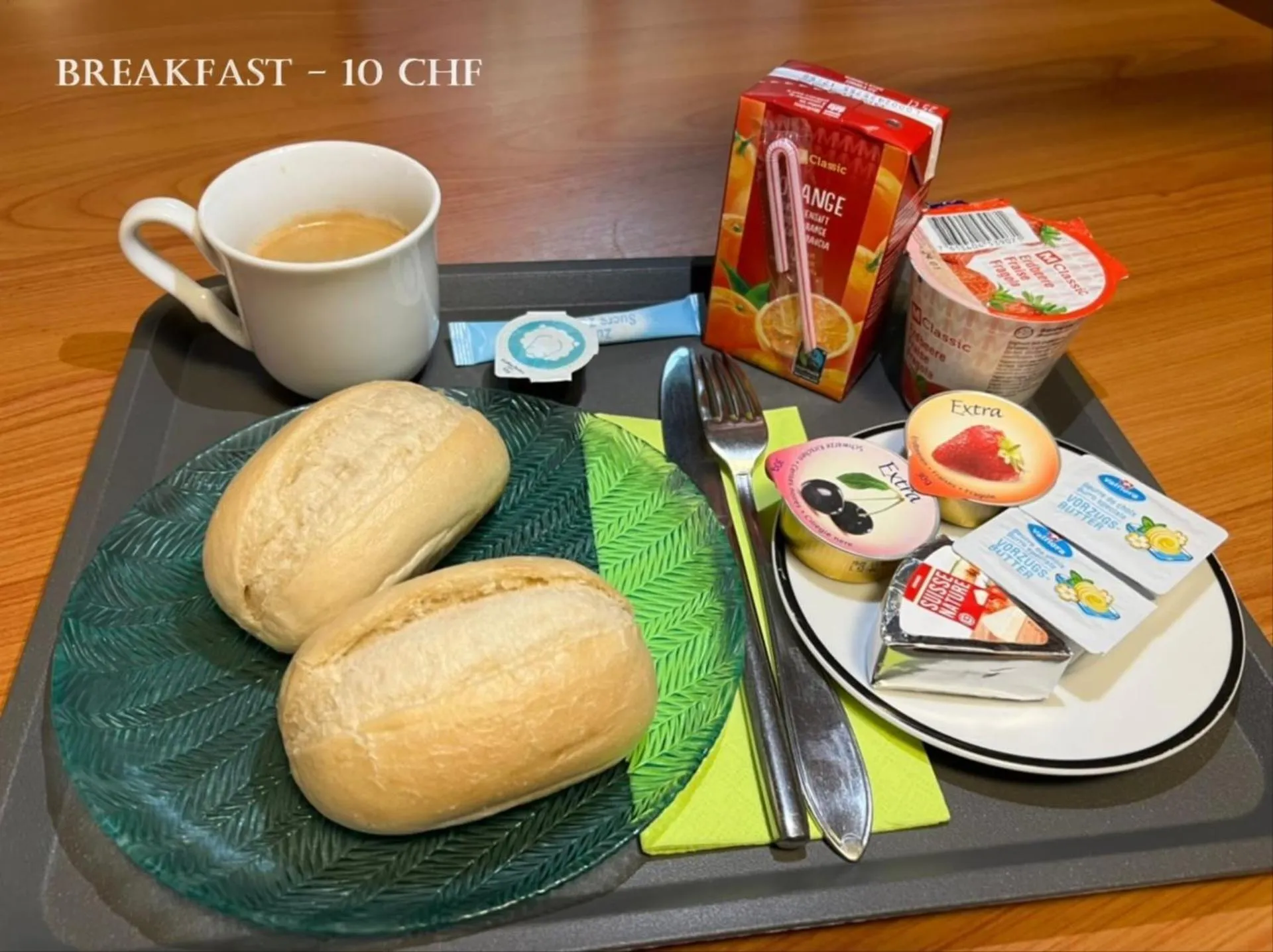 Breakfast in Bellpark Hostel