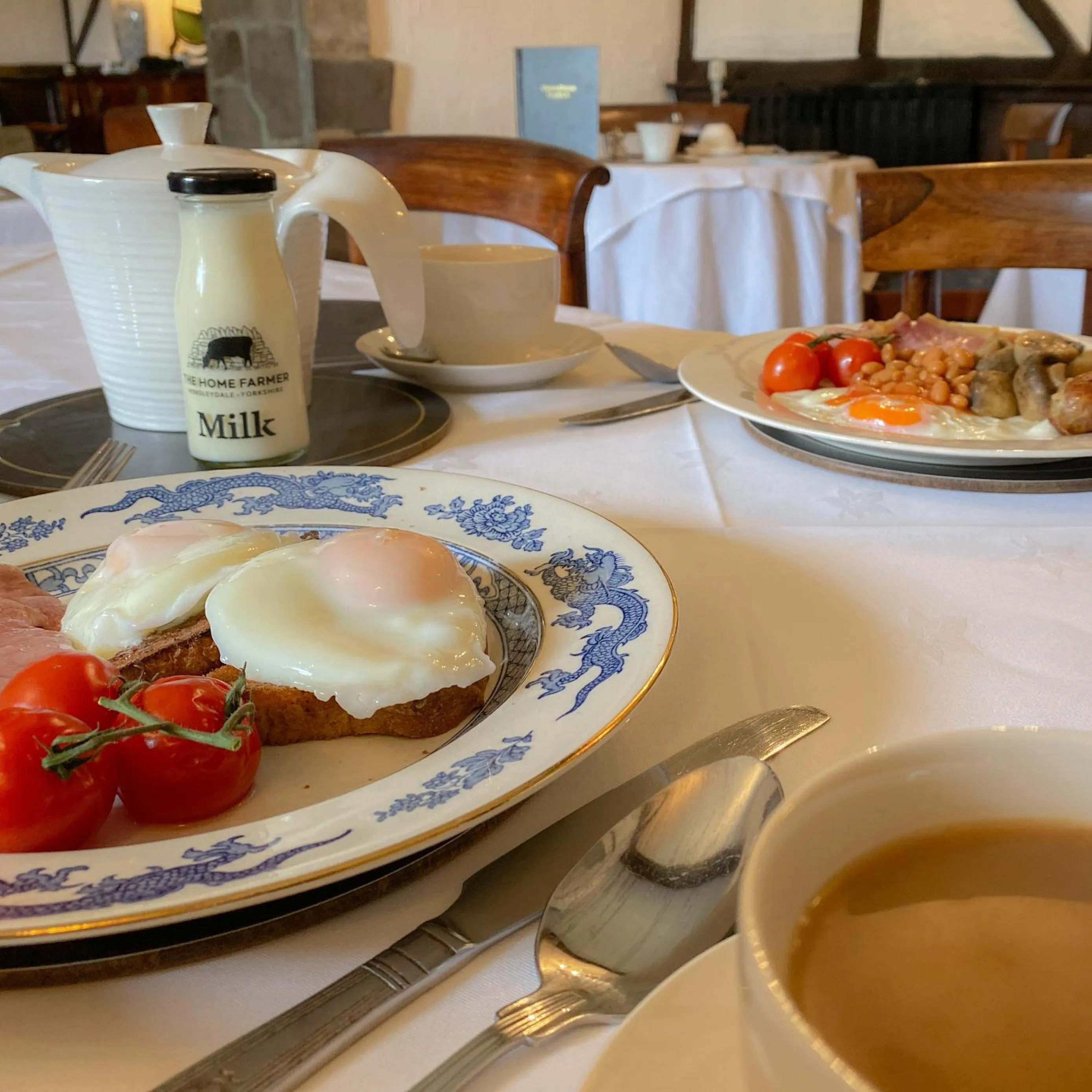 Food close-up in Grove House