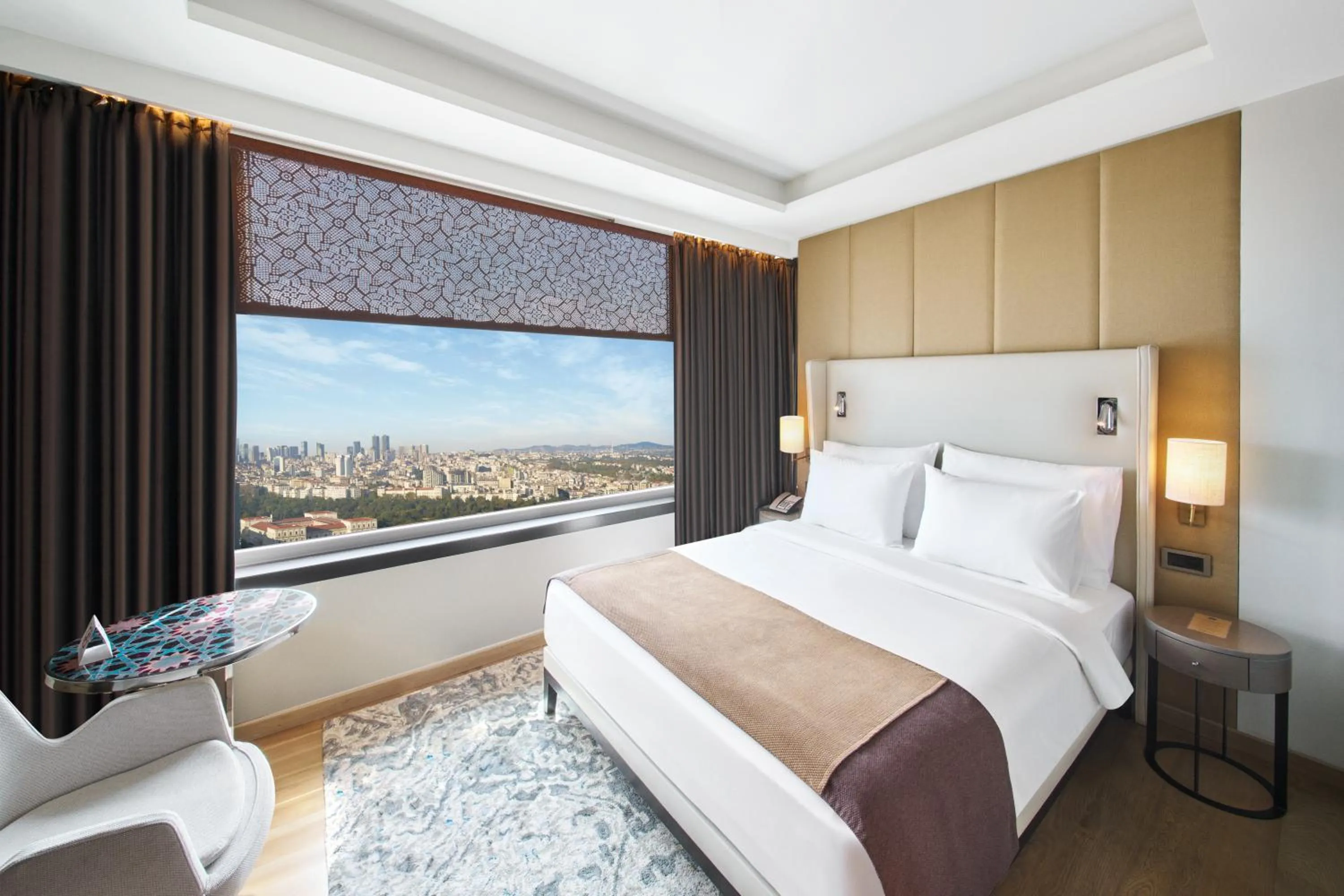 Bed in The Marmara Taksim