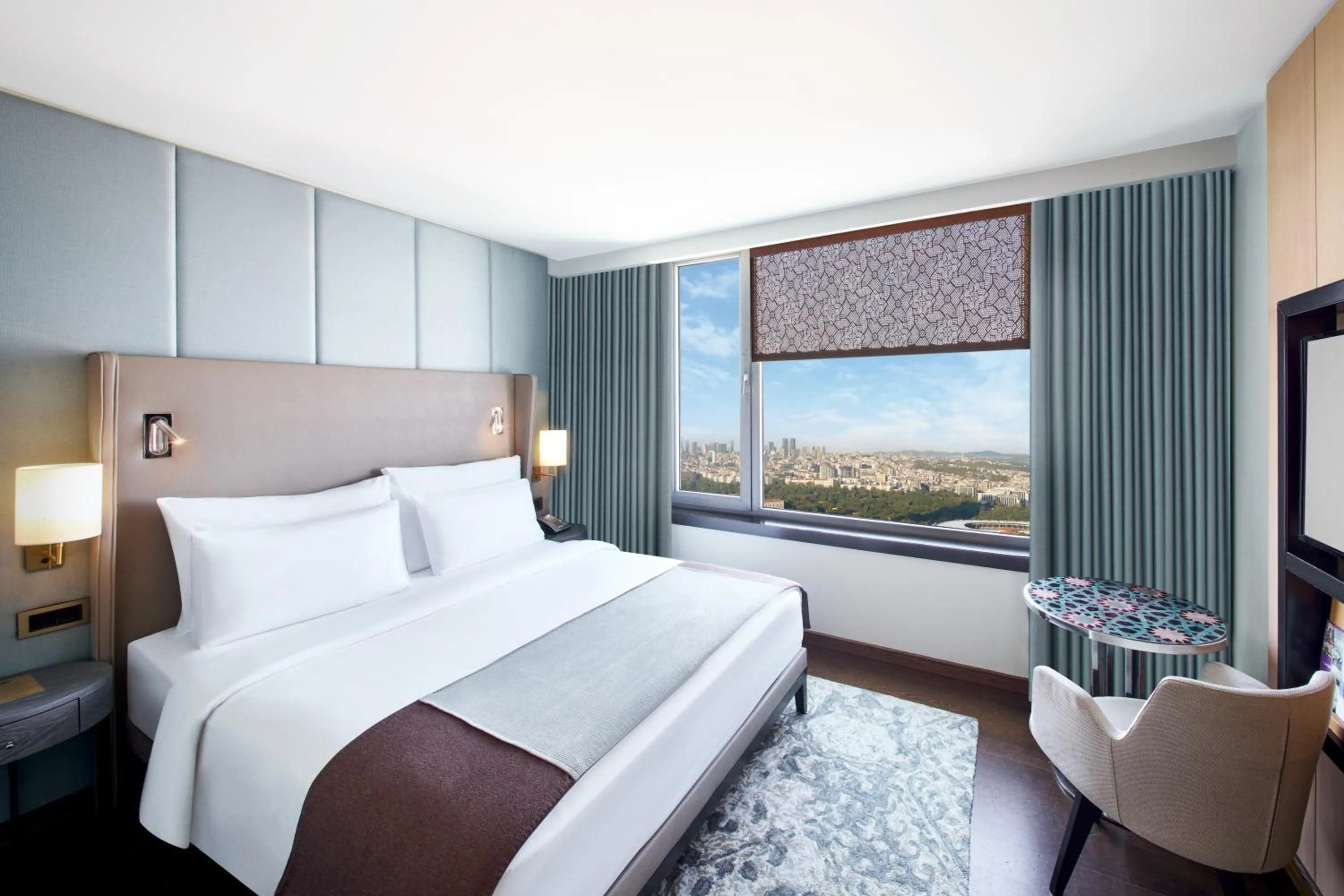 Bed in The Marmara Taksim