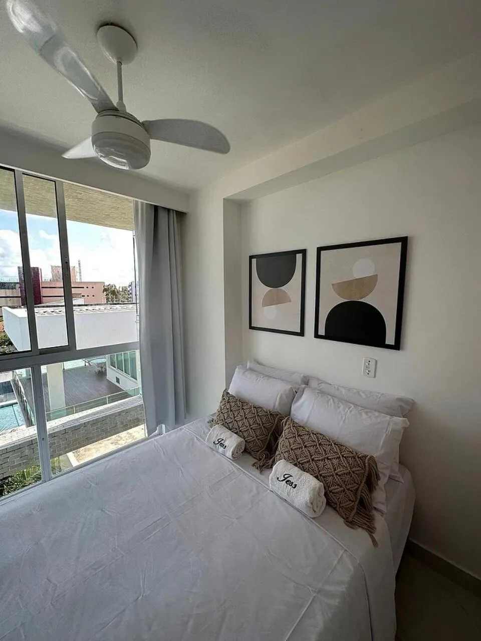 Bed in Branco Haus - Pé na areia do Bessa