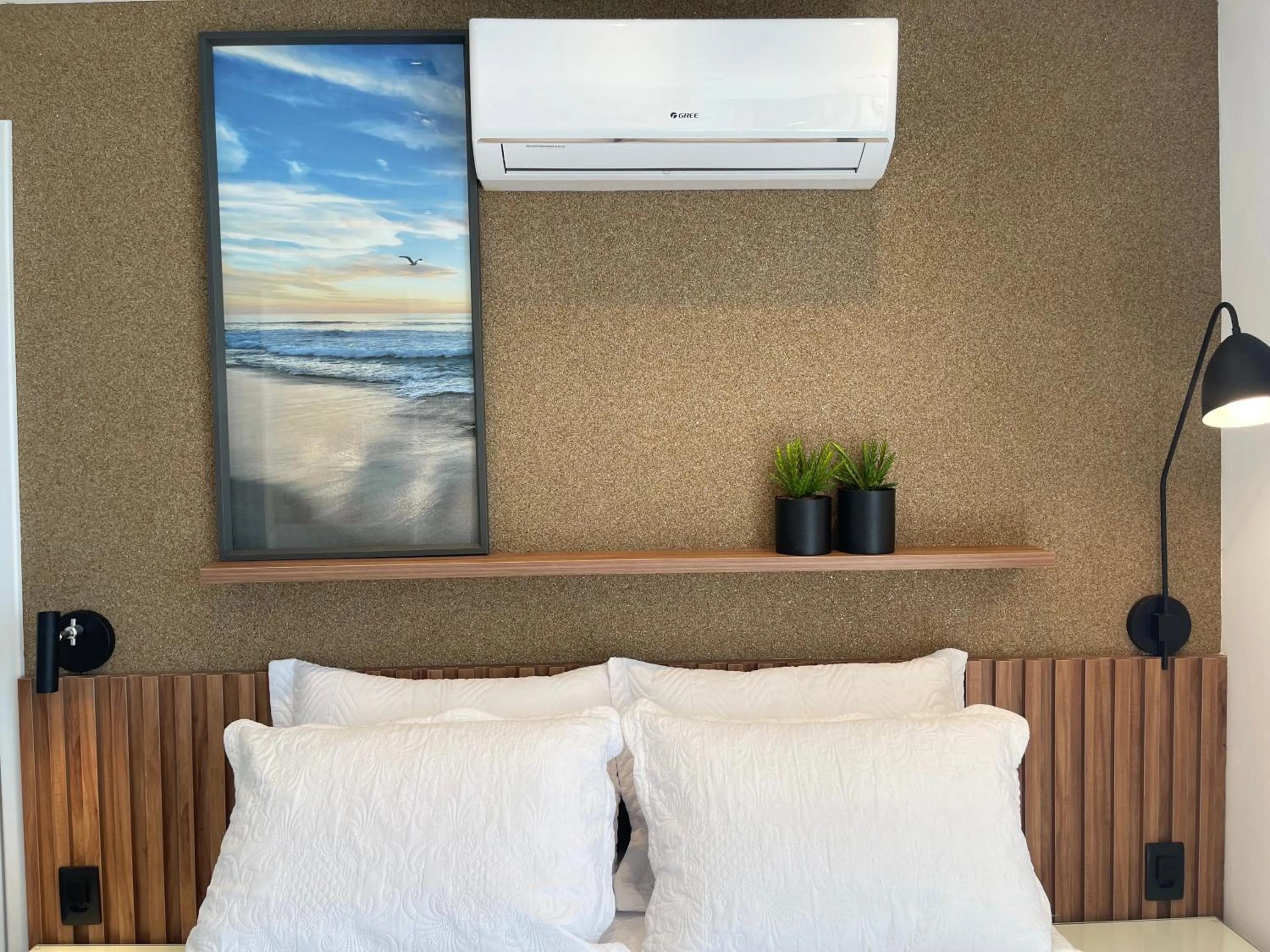 Bed in Branco Haus - Pé na areia do Bessa