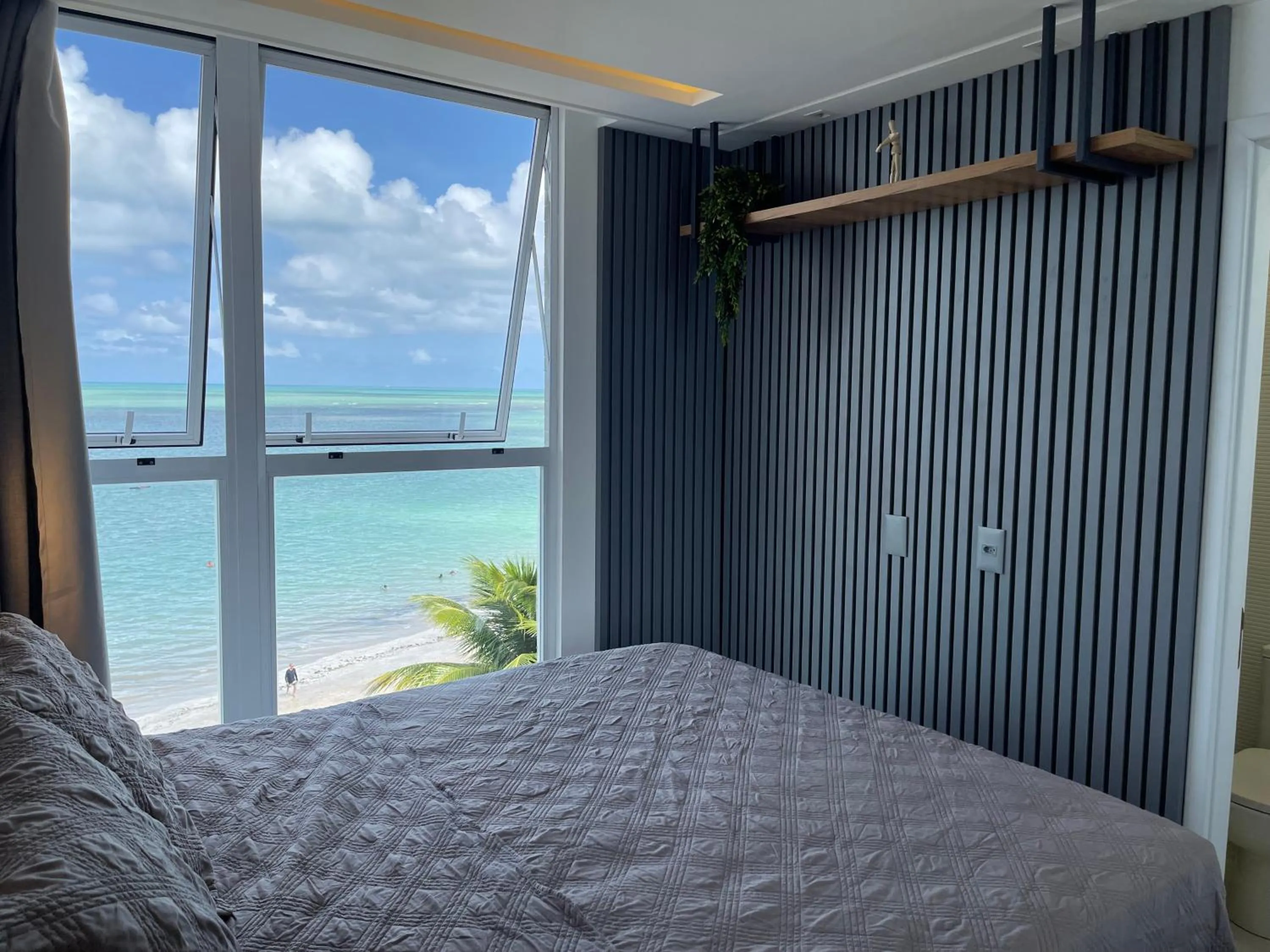 Bed in Branco Haus - Pé na areia do Bessa