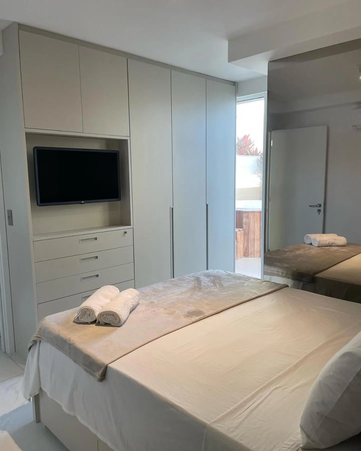 Bed in Branco Haus - Pé na areia do Bessa