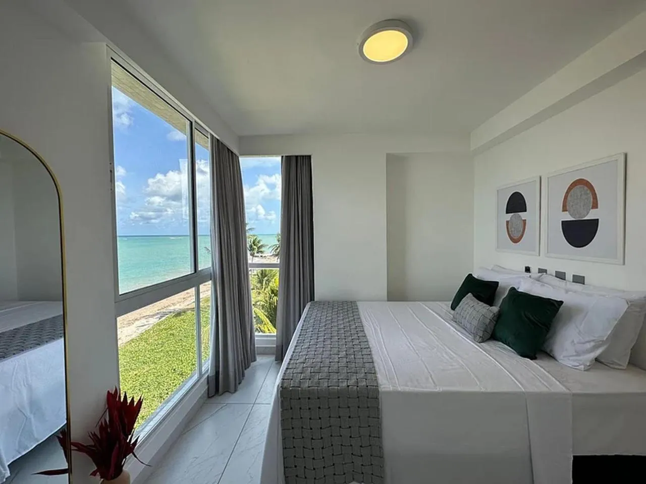 Bed in Branco Haus - Pé na areia do Bessa