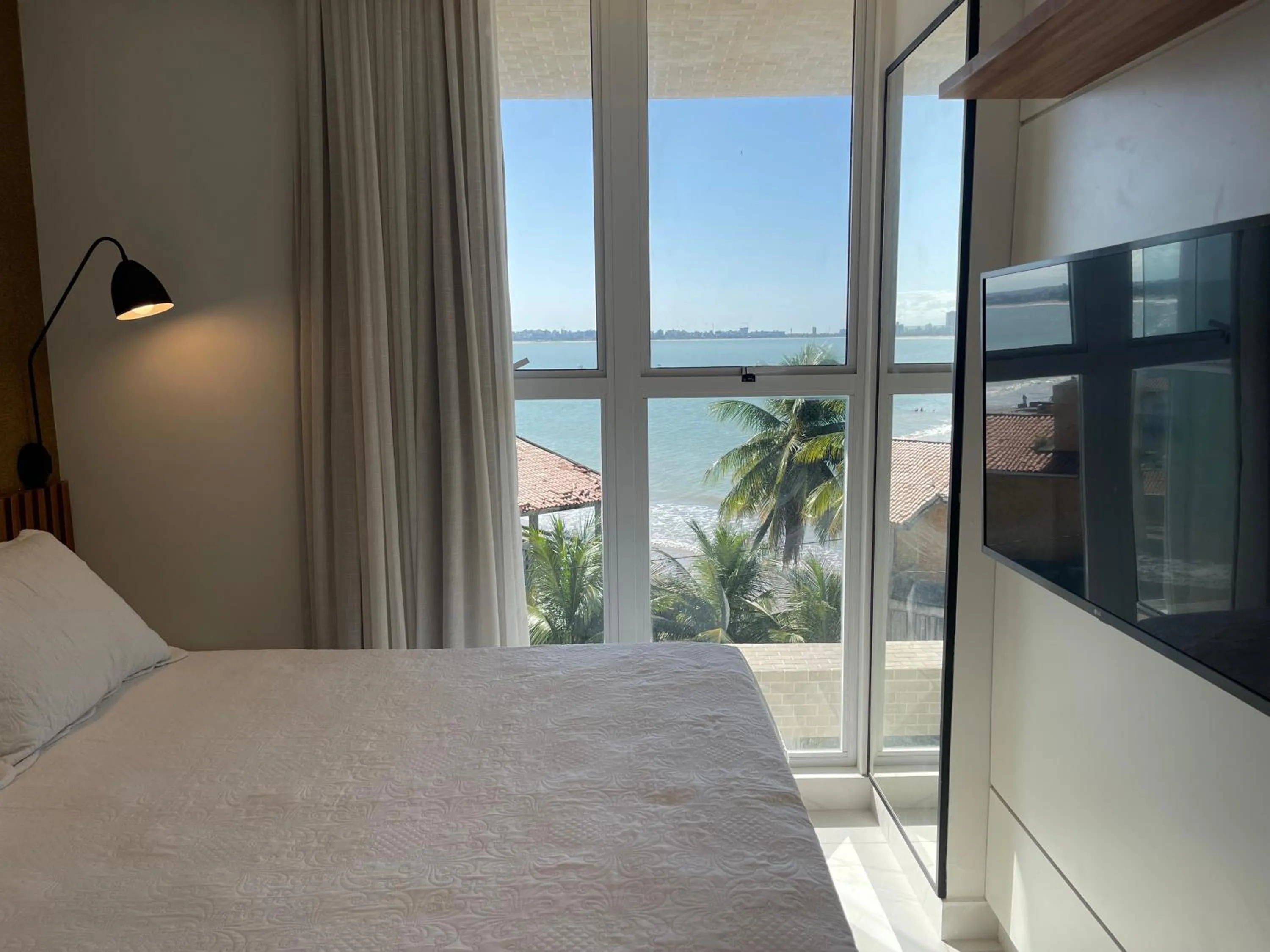 Bed in Branco Haus - Pé na areia do Bessa