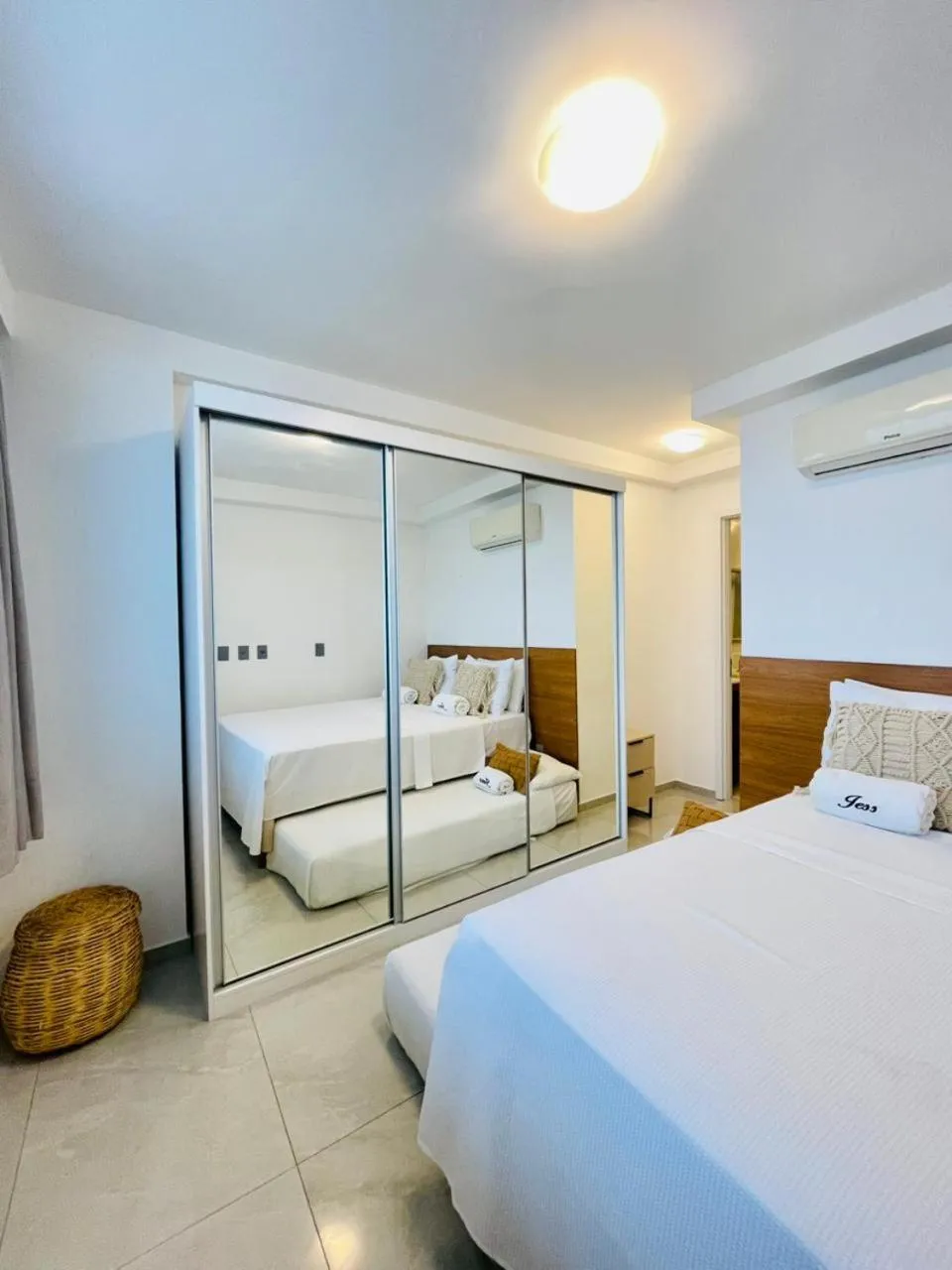 Bed in Branco Haus - Pé na areia do Bessa