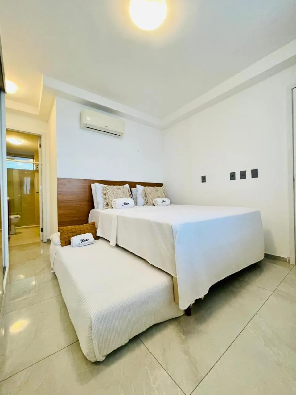 Bed in Branco Haus - Pé na areia do Bessa