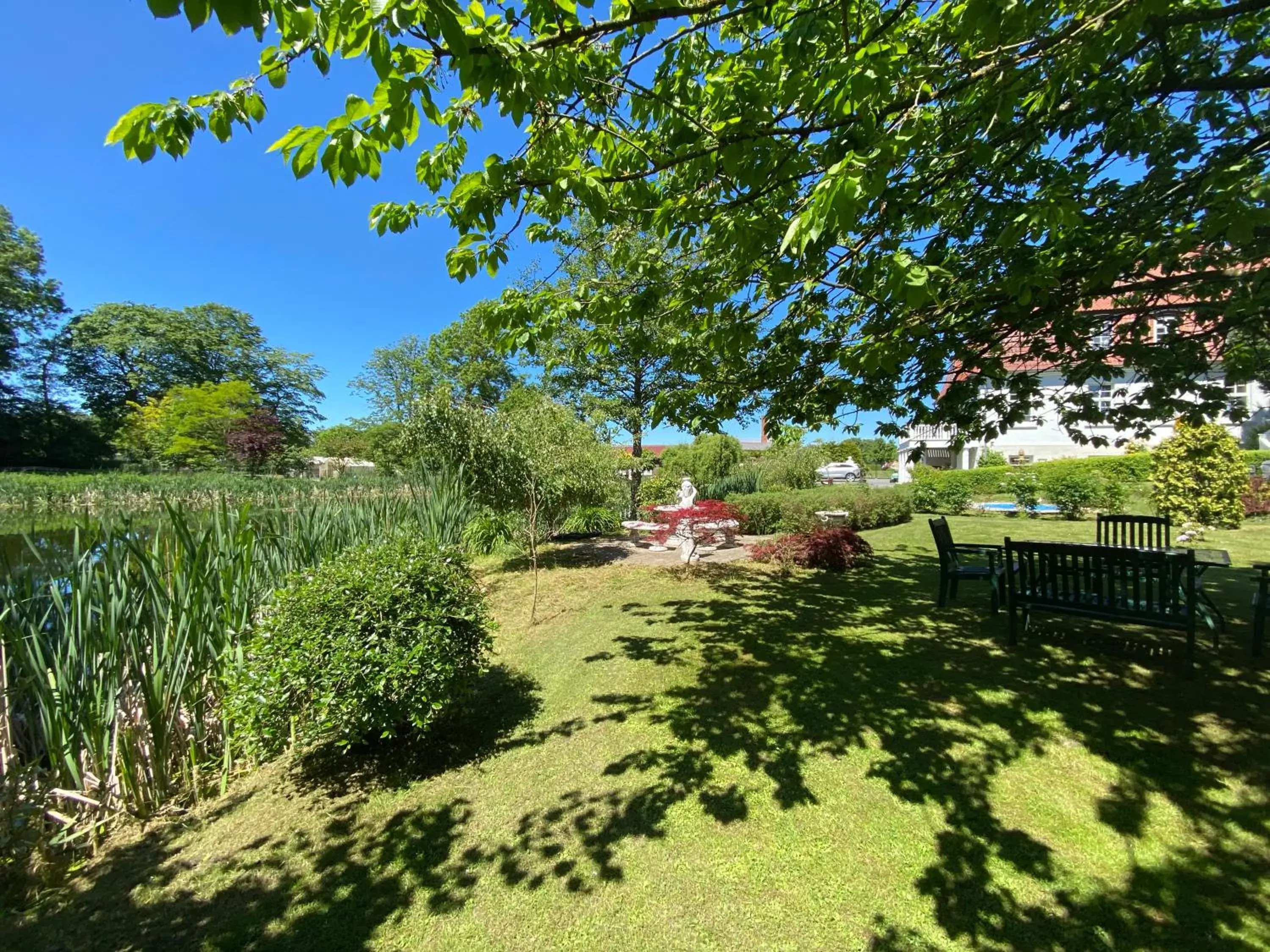 Garden view in Jagdschloss lalendorf Garden view in Jagdschloss lalendorf