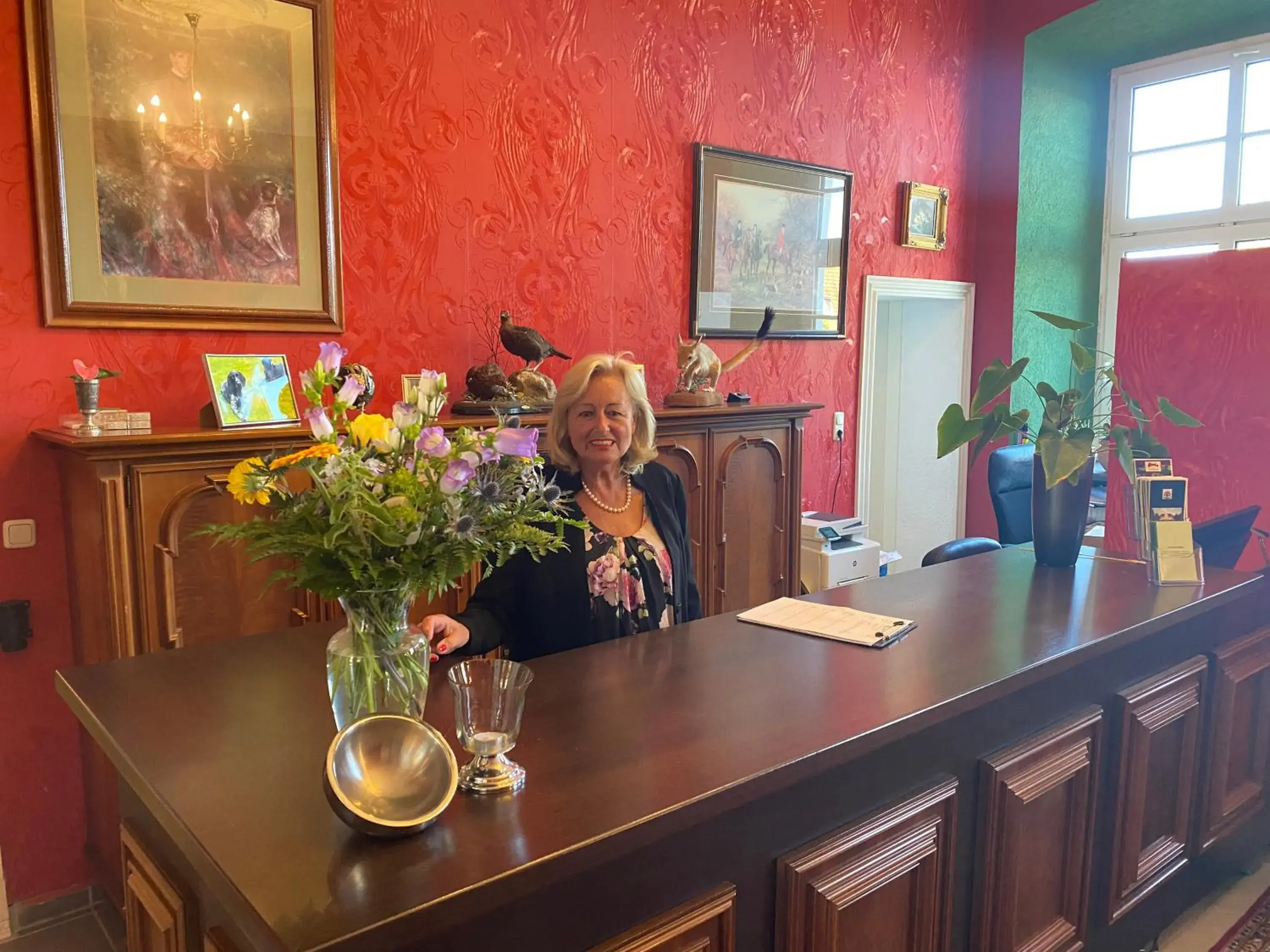 Lobby or reception in Jagdschloss lalendorf Lobby or reception in Jagdschloss lalendorf