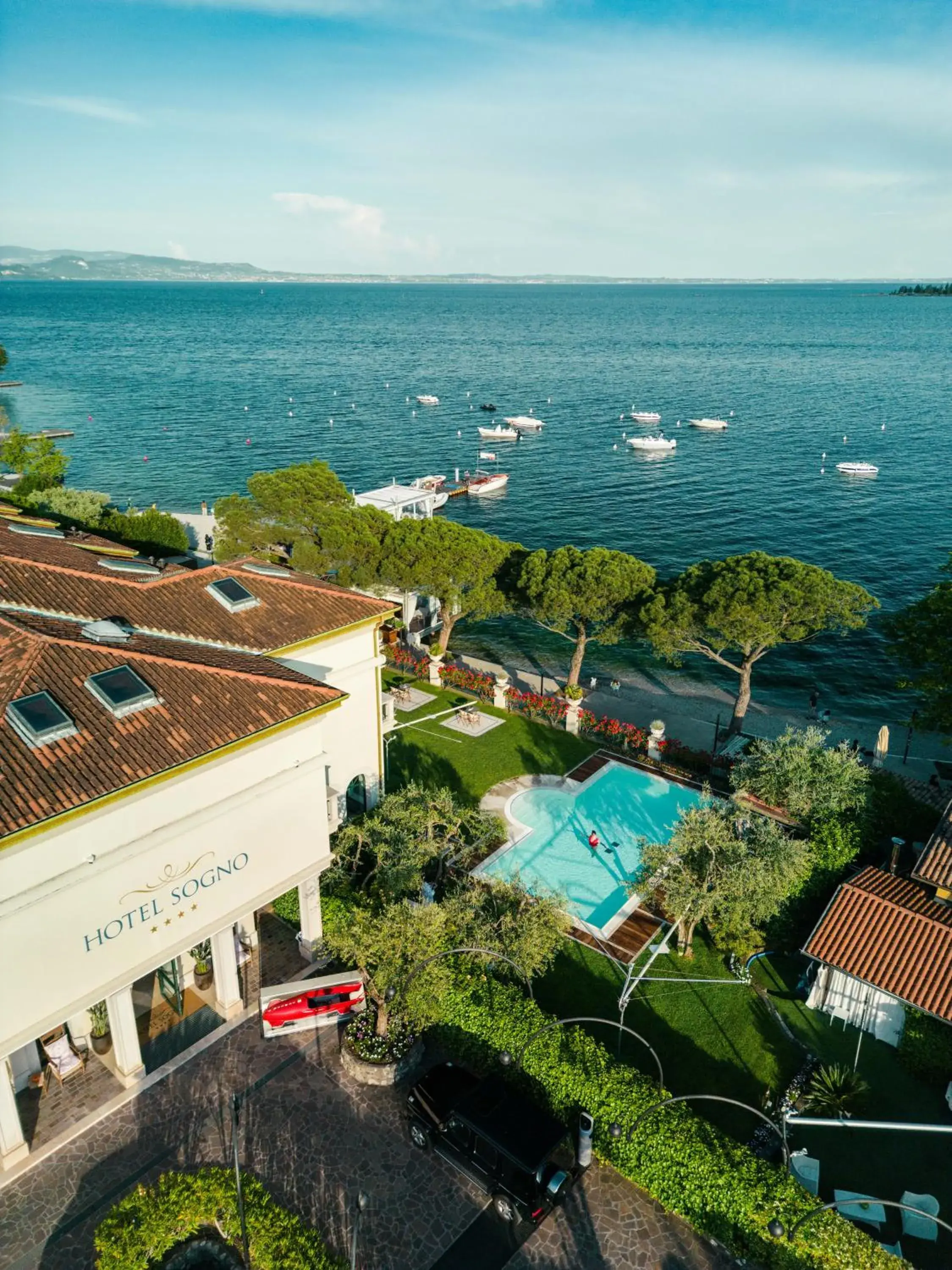 Property building, Bird's-eye View in Hotel Ristorante Sogno