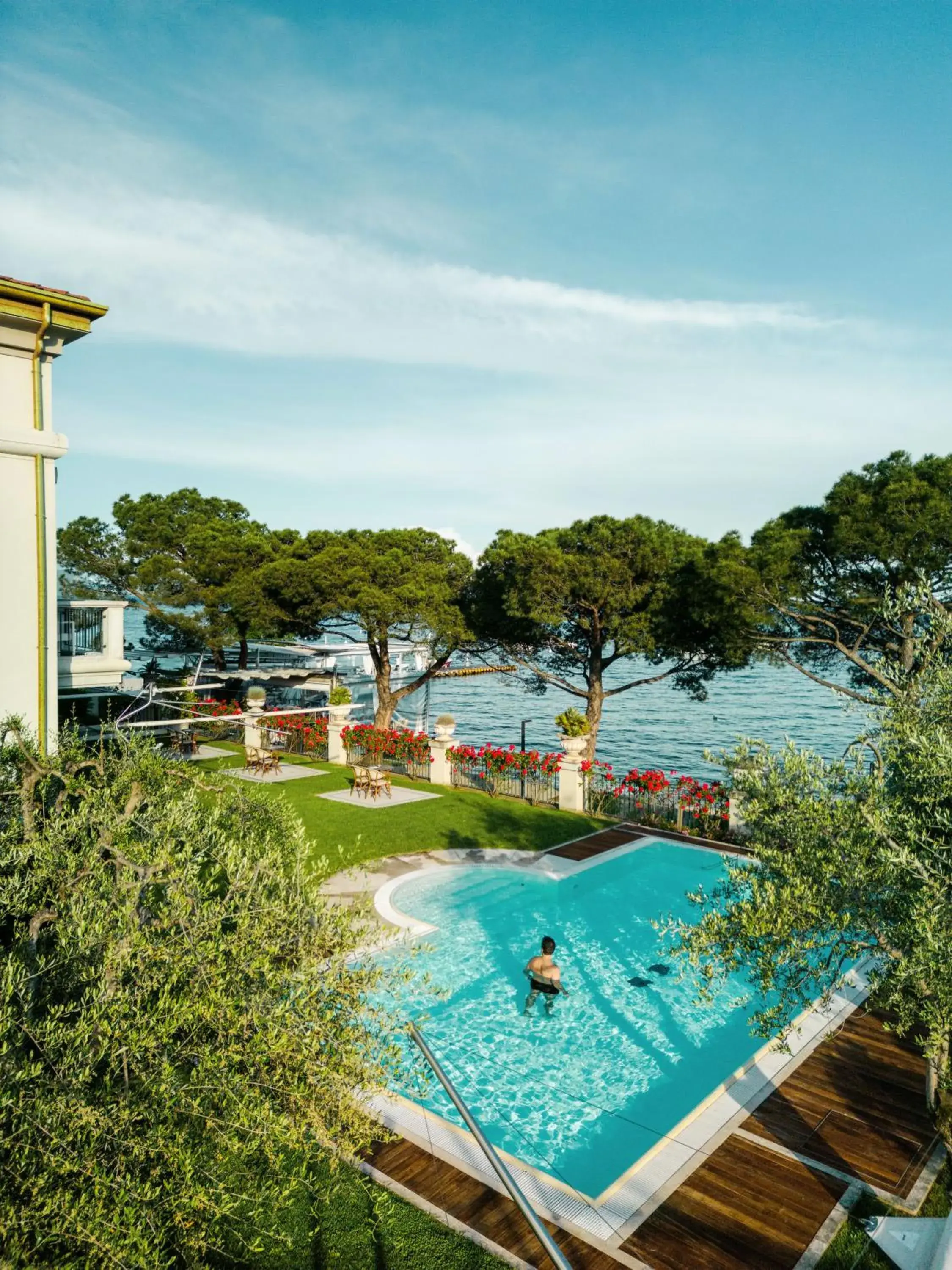 Bird's eye view, Pool View in Hotel Ristorante Sogno