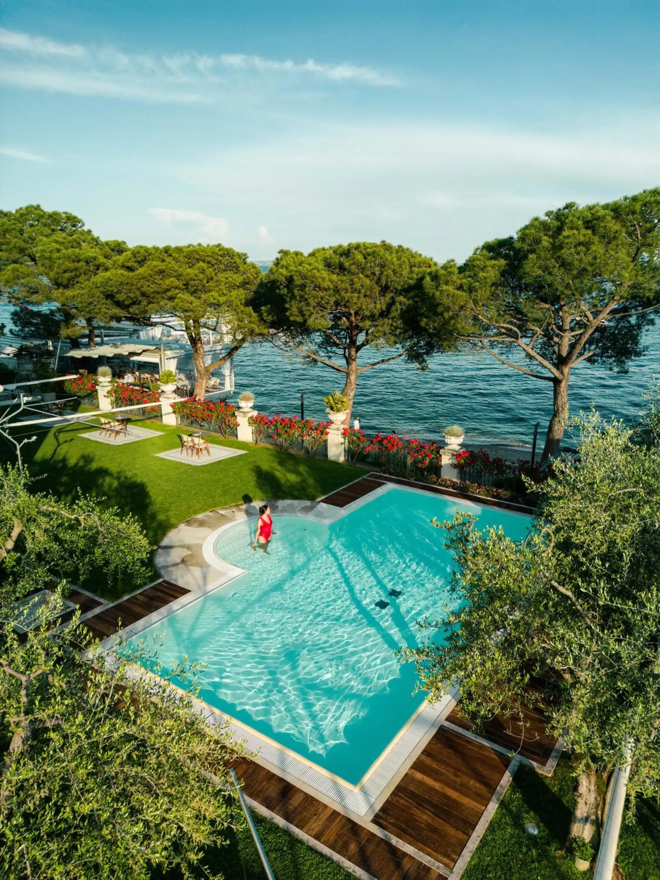 Bird's eye view, Pool View in Hotel Ristorante Sogno