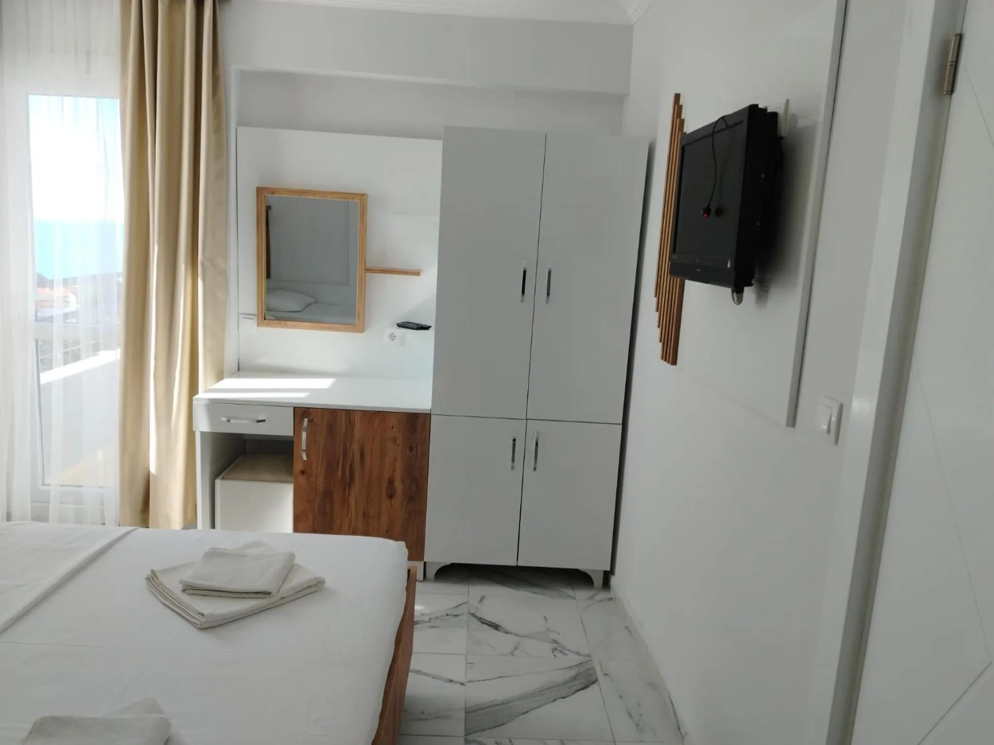 Bedroom, Bed in ALİBABAM APART OTEL