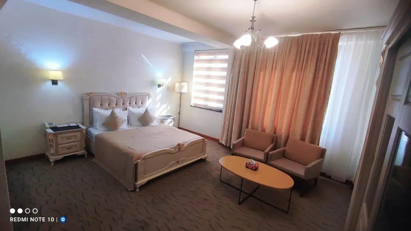 Seating area, Bed in Vego Hotel Seating area, Bed in Vego Hotel