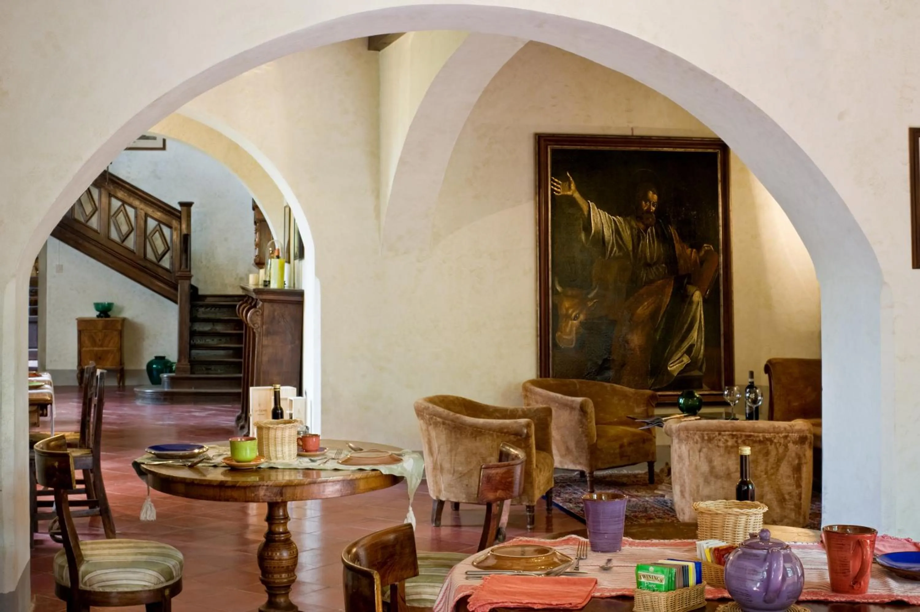 Communal lounge/ TV room in Relais La Torre