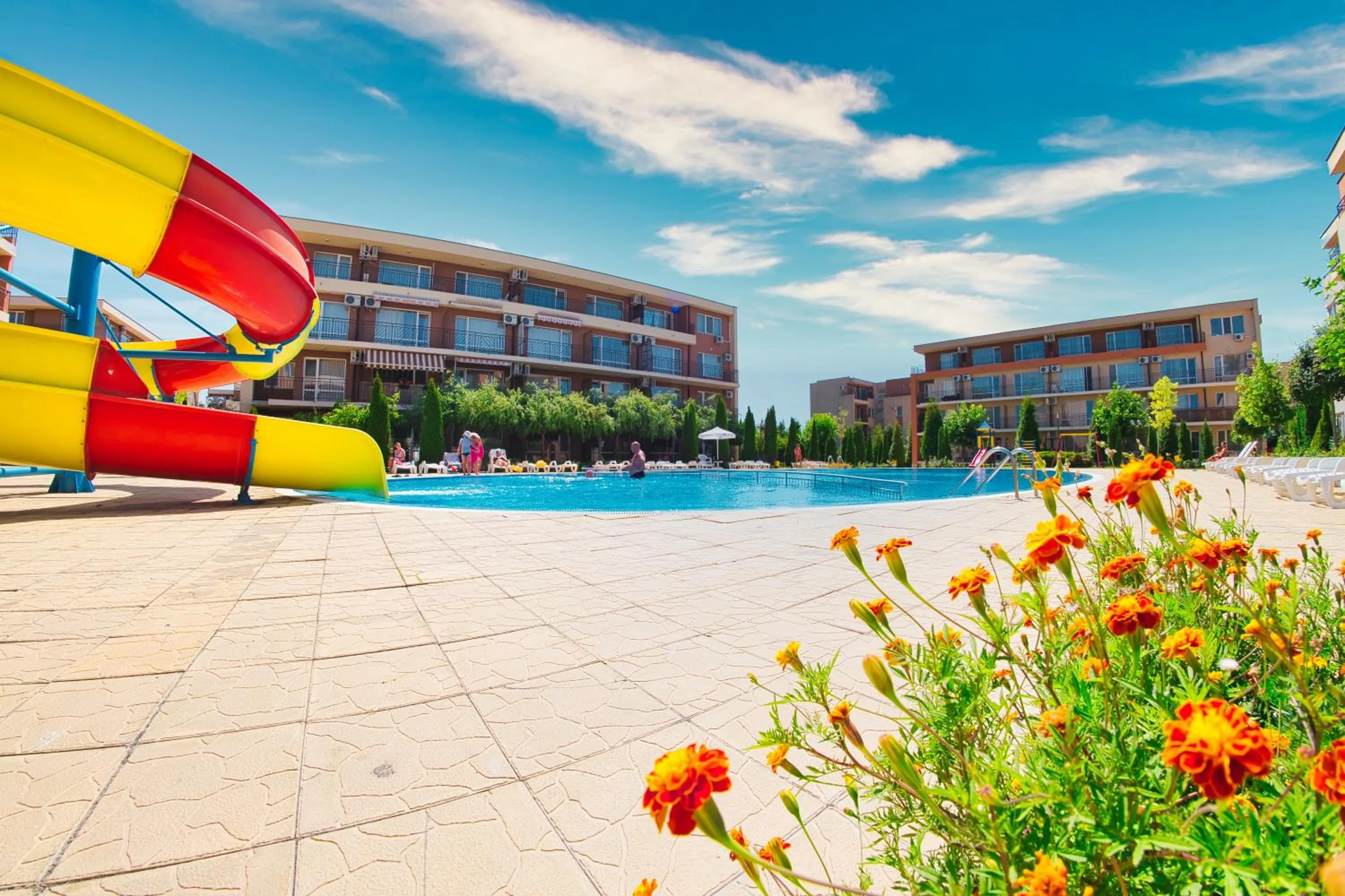 Aqua park in Orchid Fort Garden