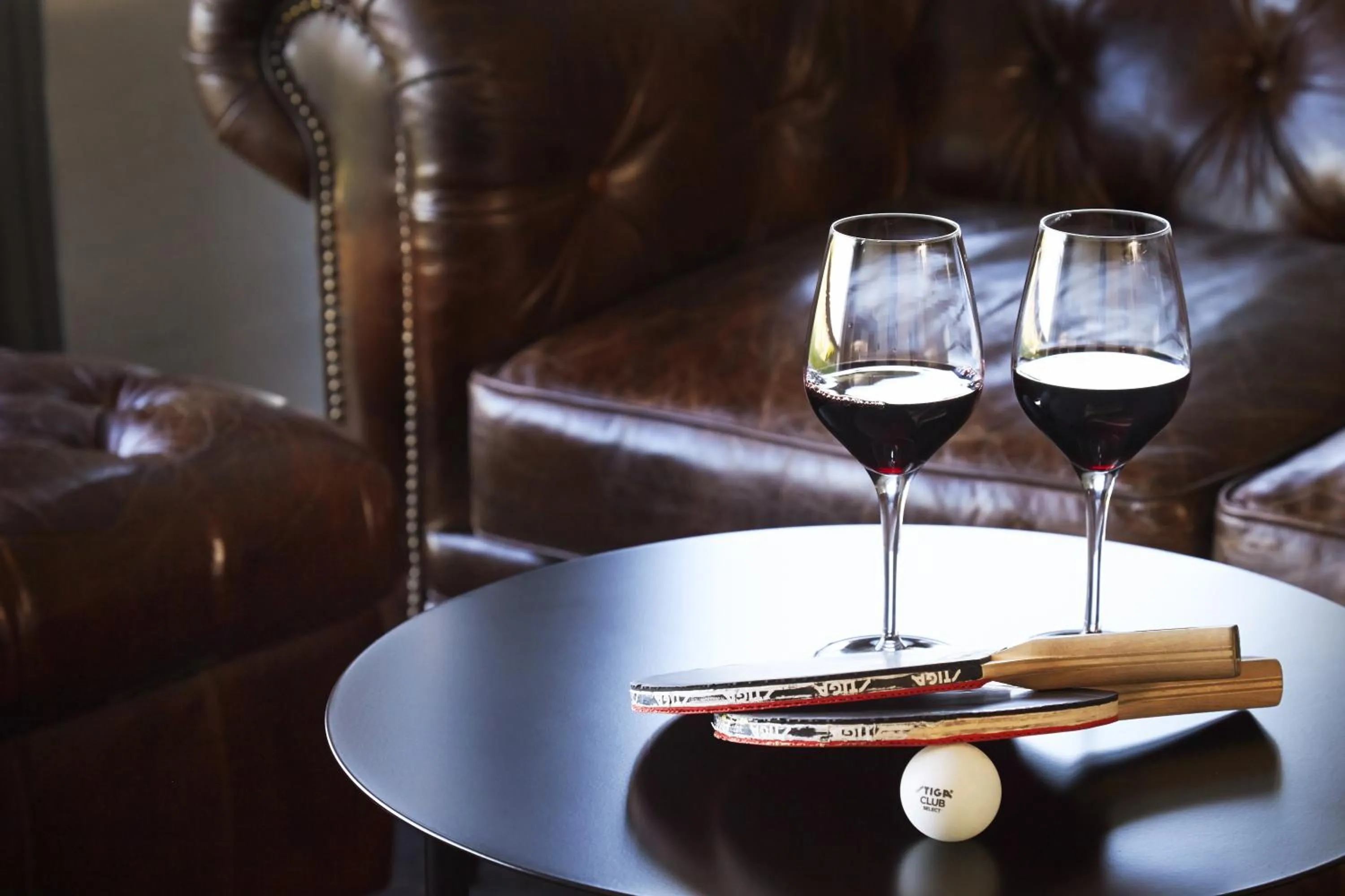 Communal lounge/ TV room in HORISONT Hotel & Konference