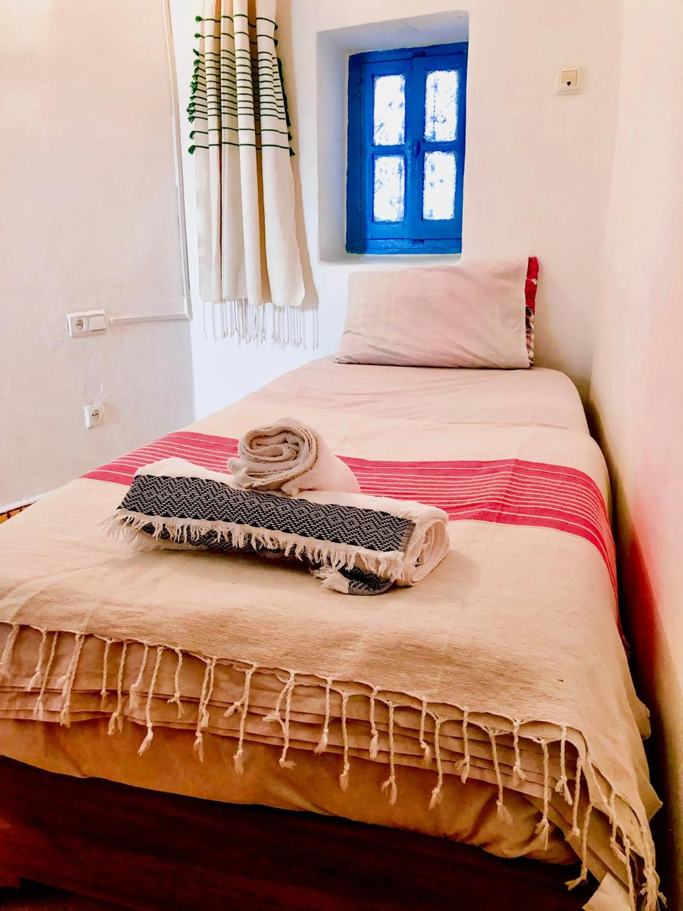 Bed in Riad Said Chaouen