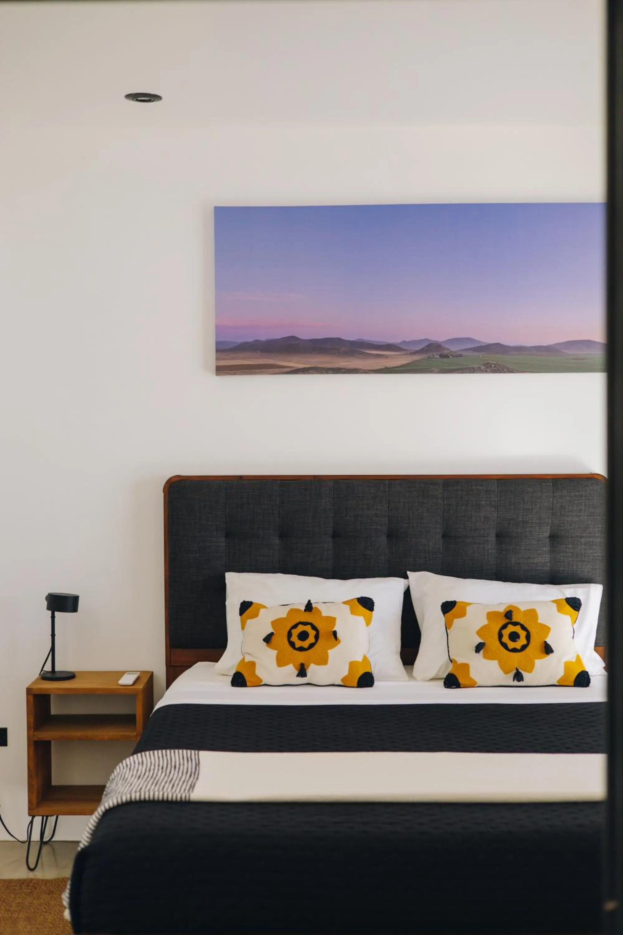 Bed in Hotel Otero Valle de Guadalupe