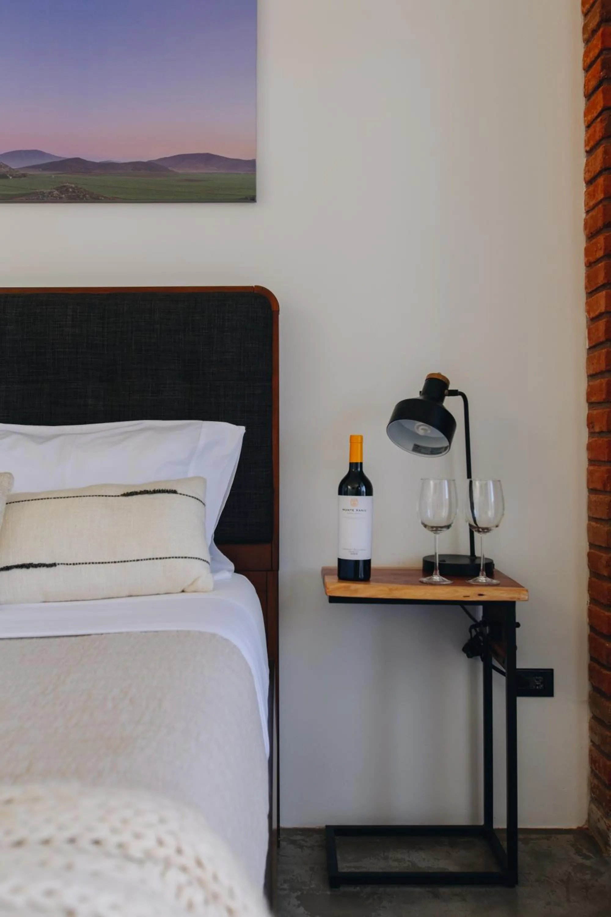 Bed in Hotel Otero Valle de Guadalupe