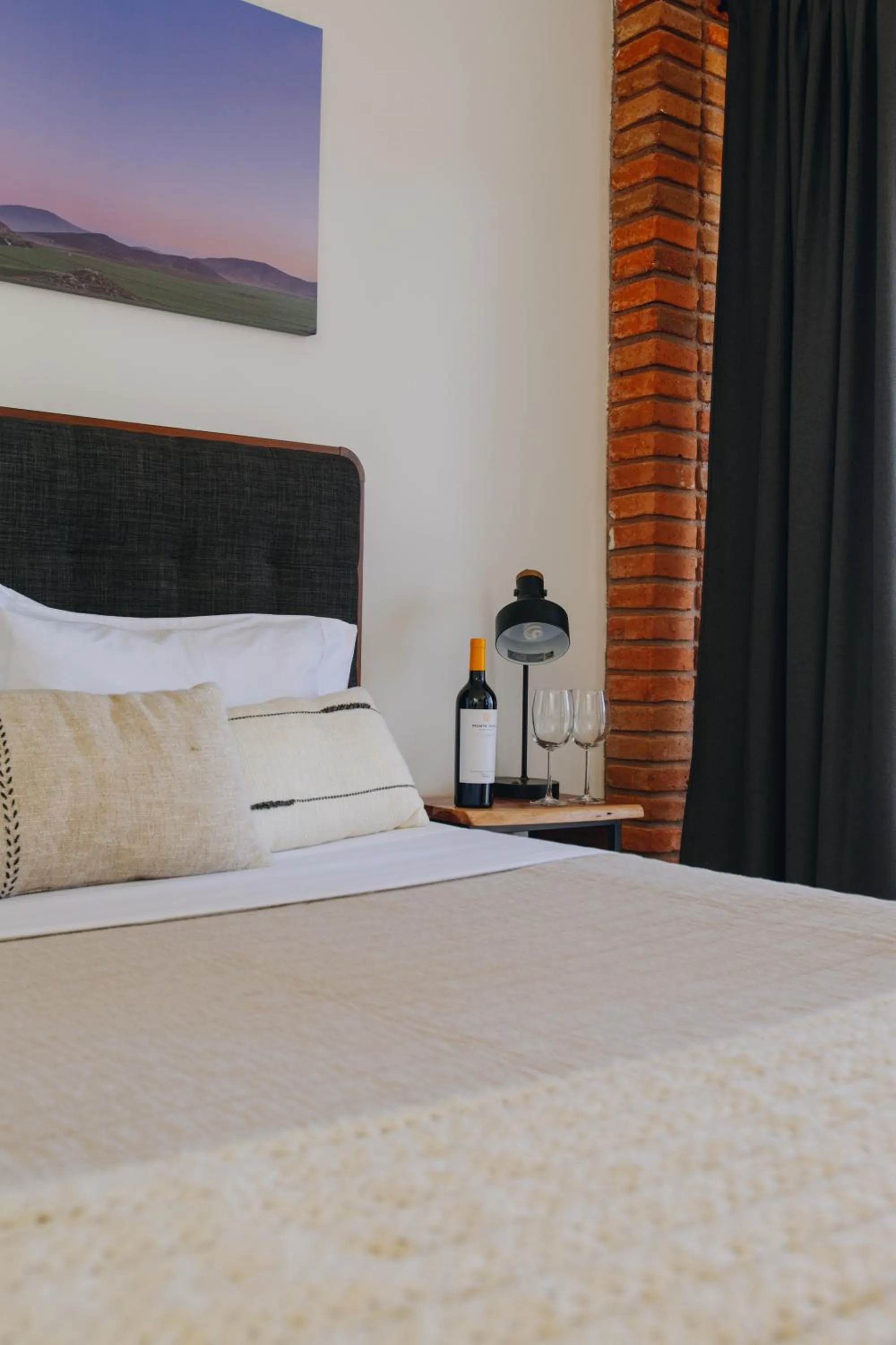 Bed in Hotel Otero Valle de Guadalupe