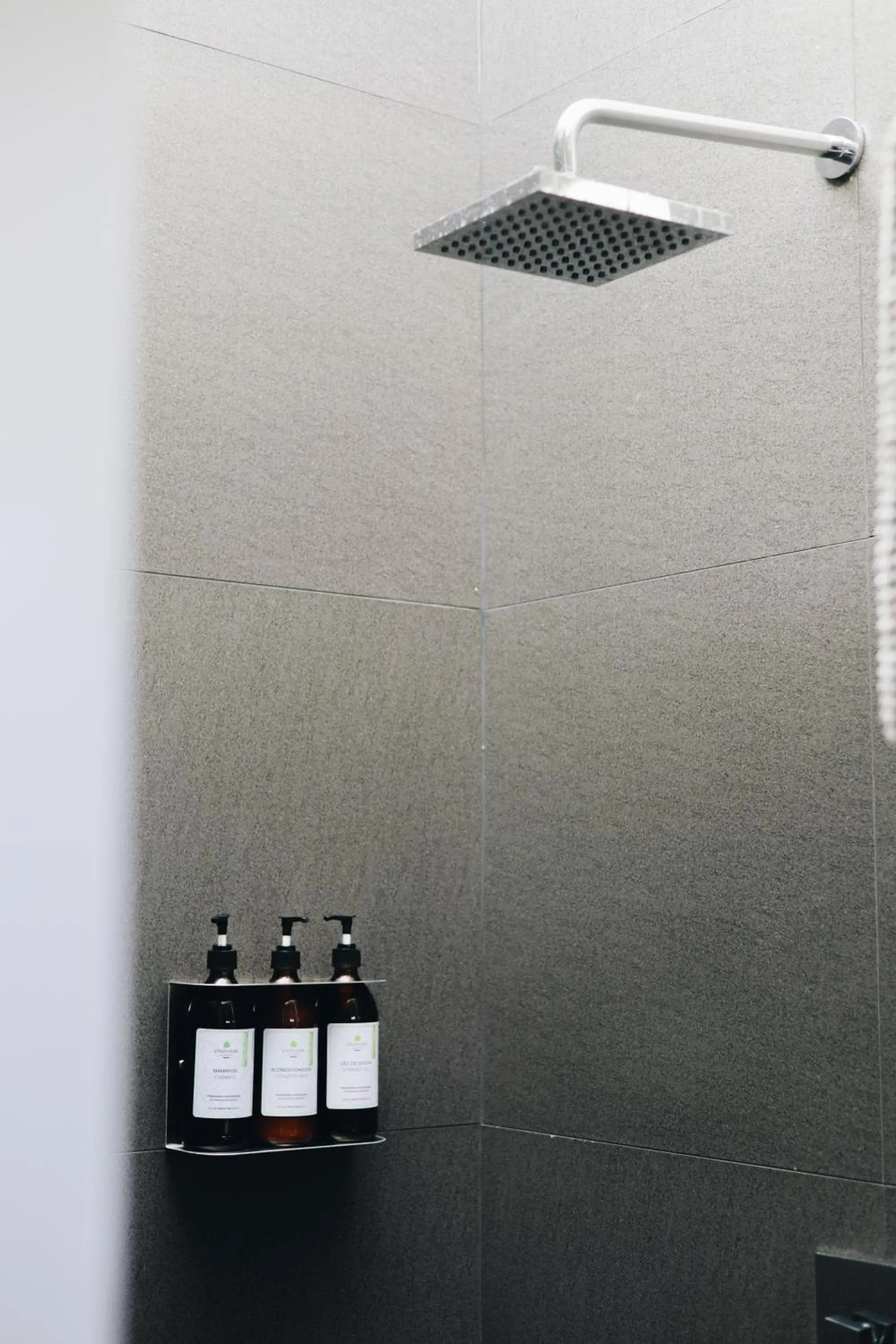 Shower in Hotel Otero Valle de Guadalupe