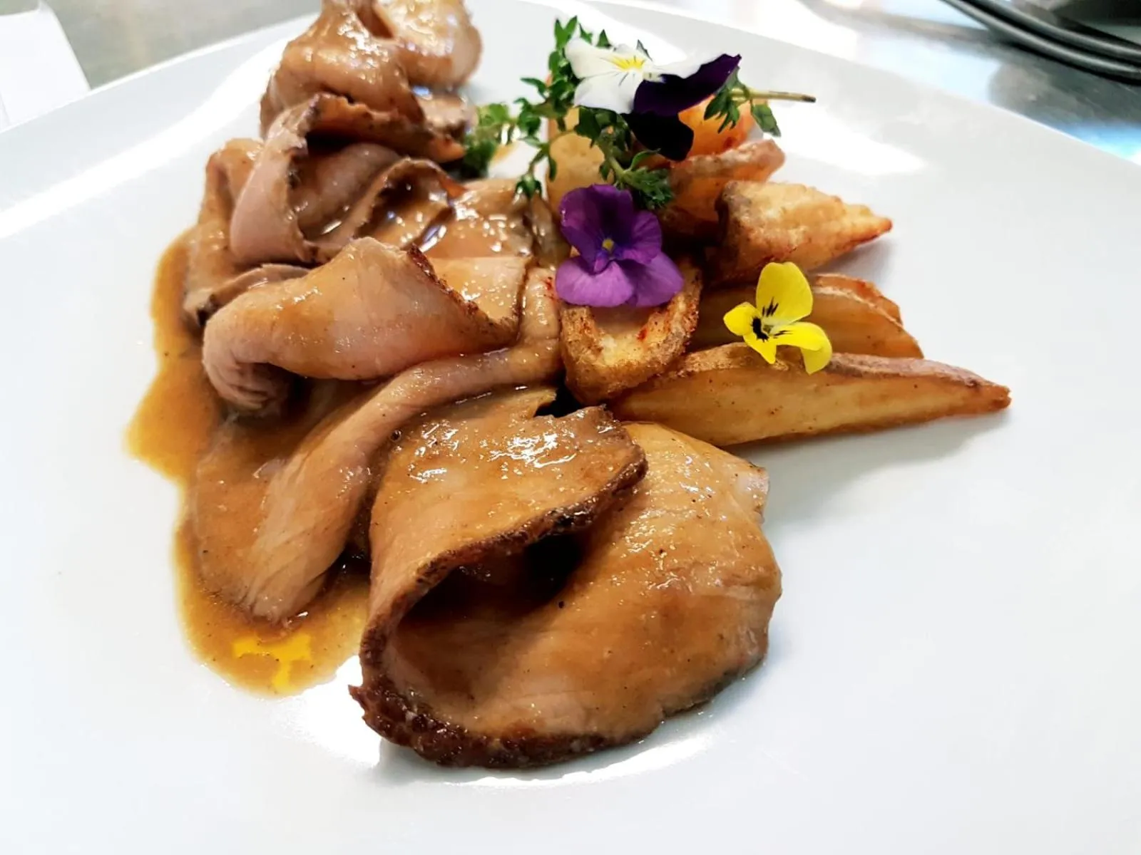 Food close-up in Hotel Croce del Sud