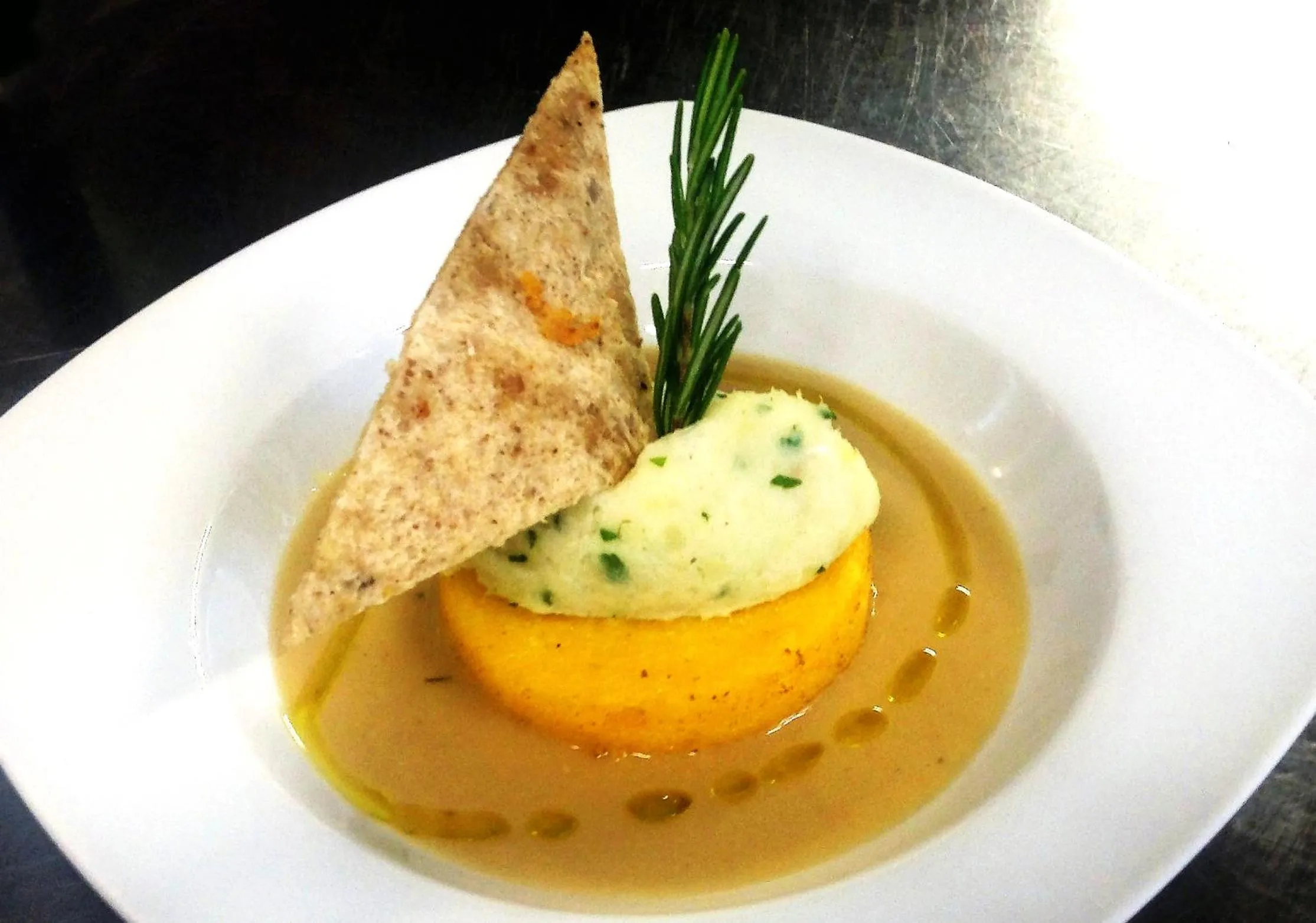 Food close-up in Hotel Croce del Sud