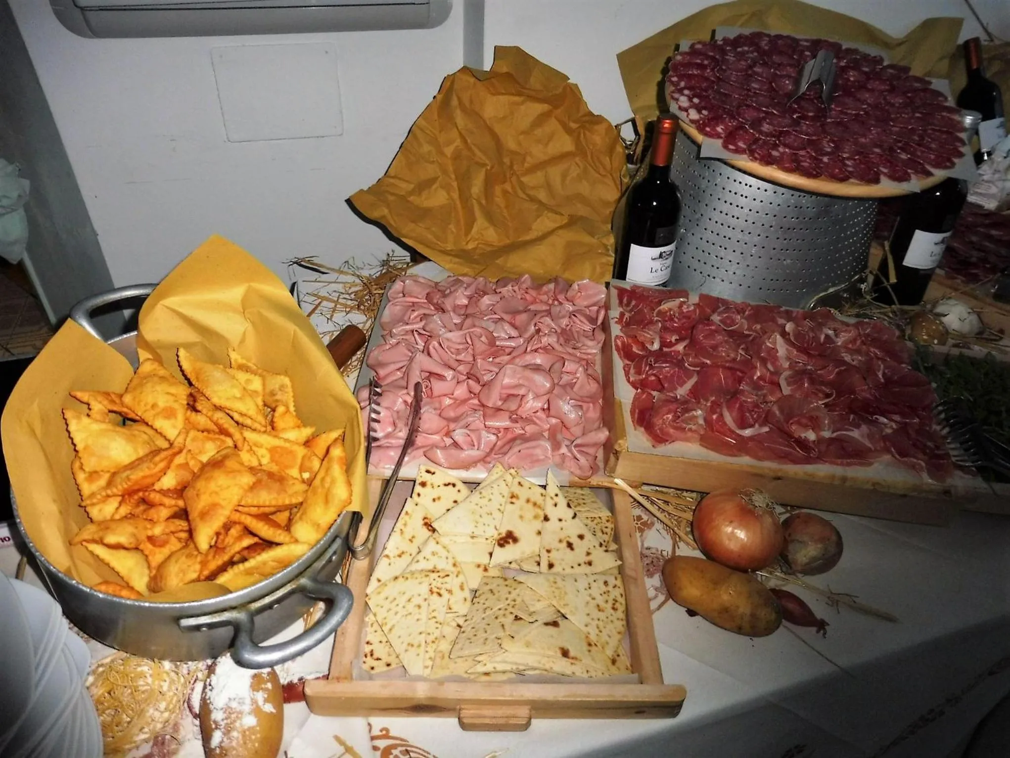 Food close-up in Hotel Croce del Sud