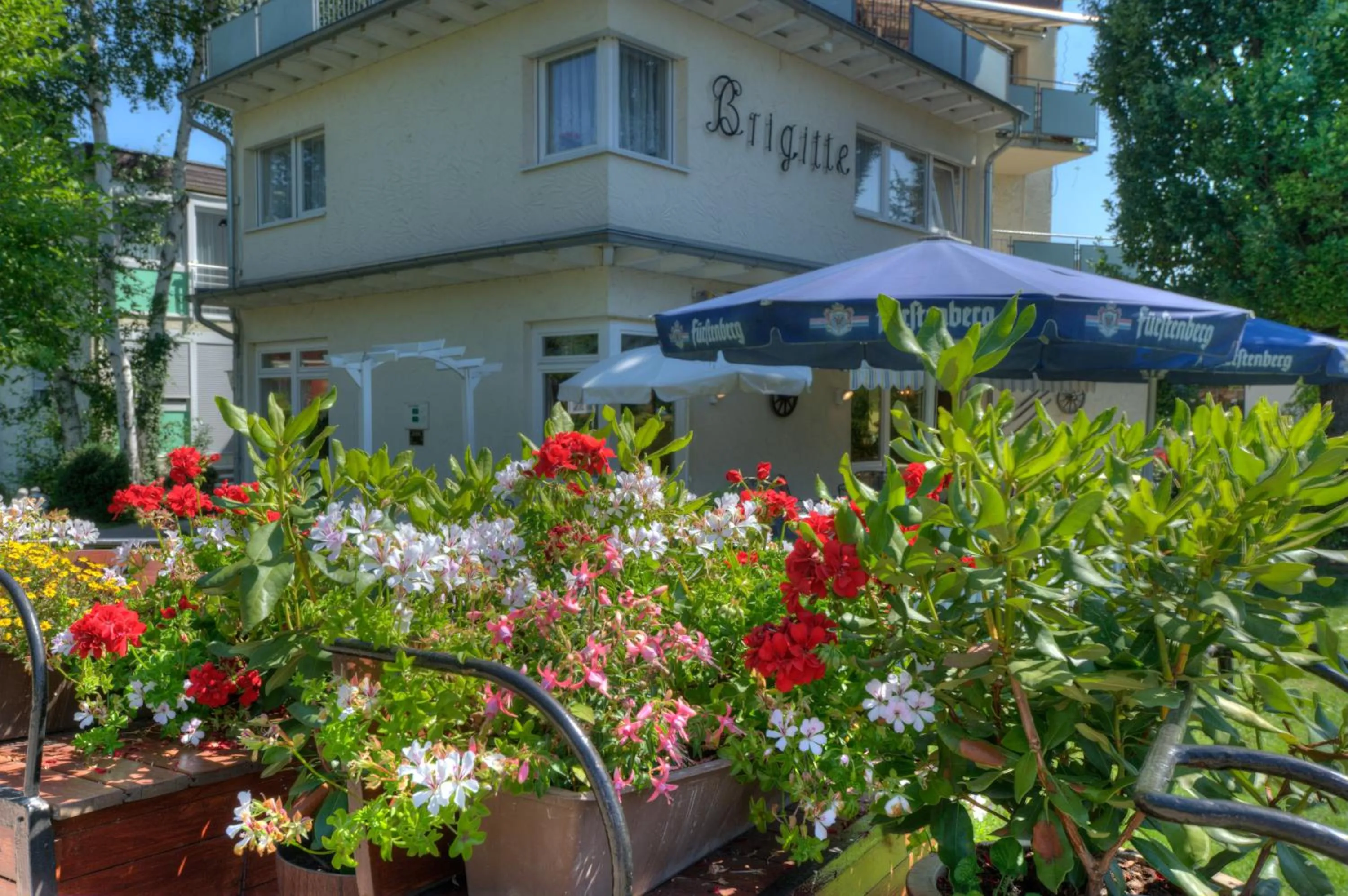 Facade/entrance in Hotel Brigitte